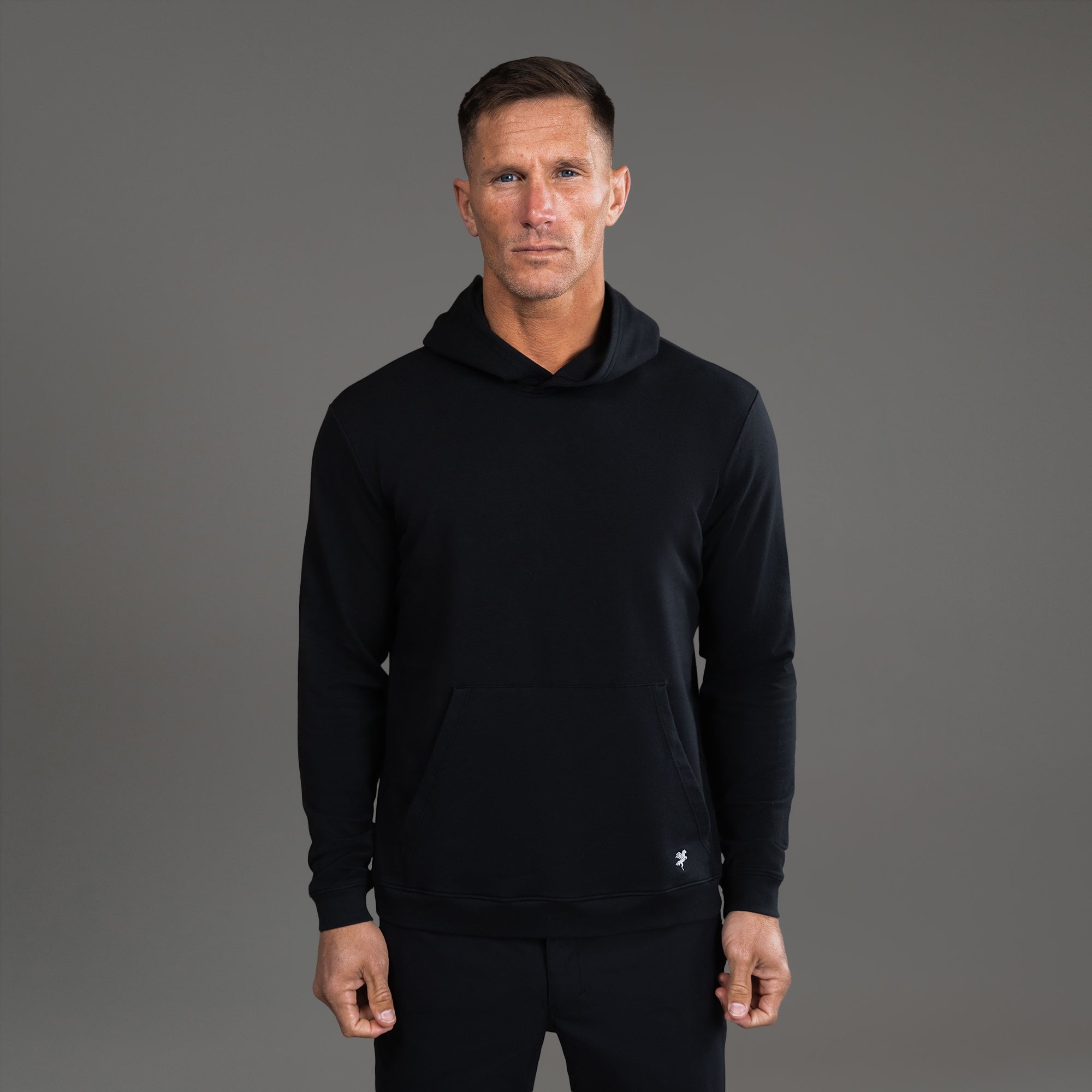 Tags:(6'0" - 180 lbs|Large) custom hoodie model Tyler in Black