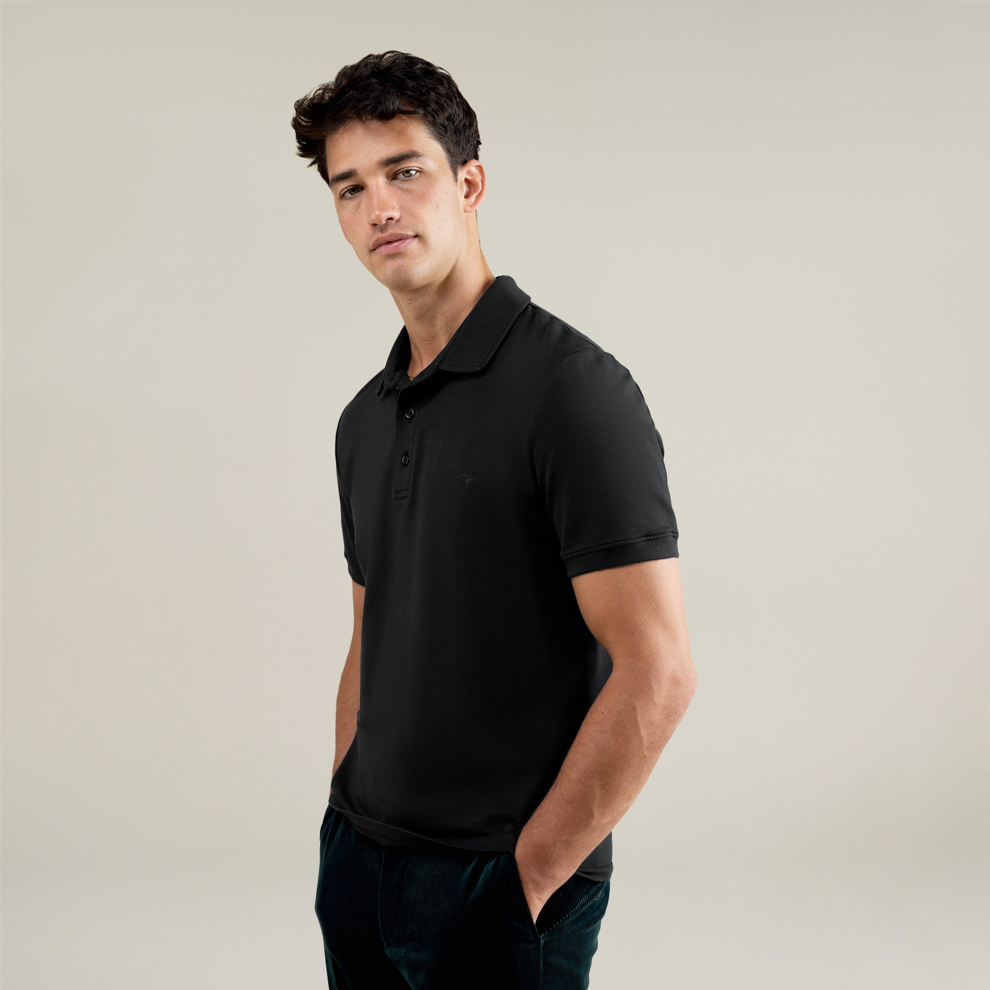 Tags:(6'1" - 165 lbs|Large) Custom t-shirt tee model Jessey in Black