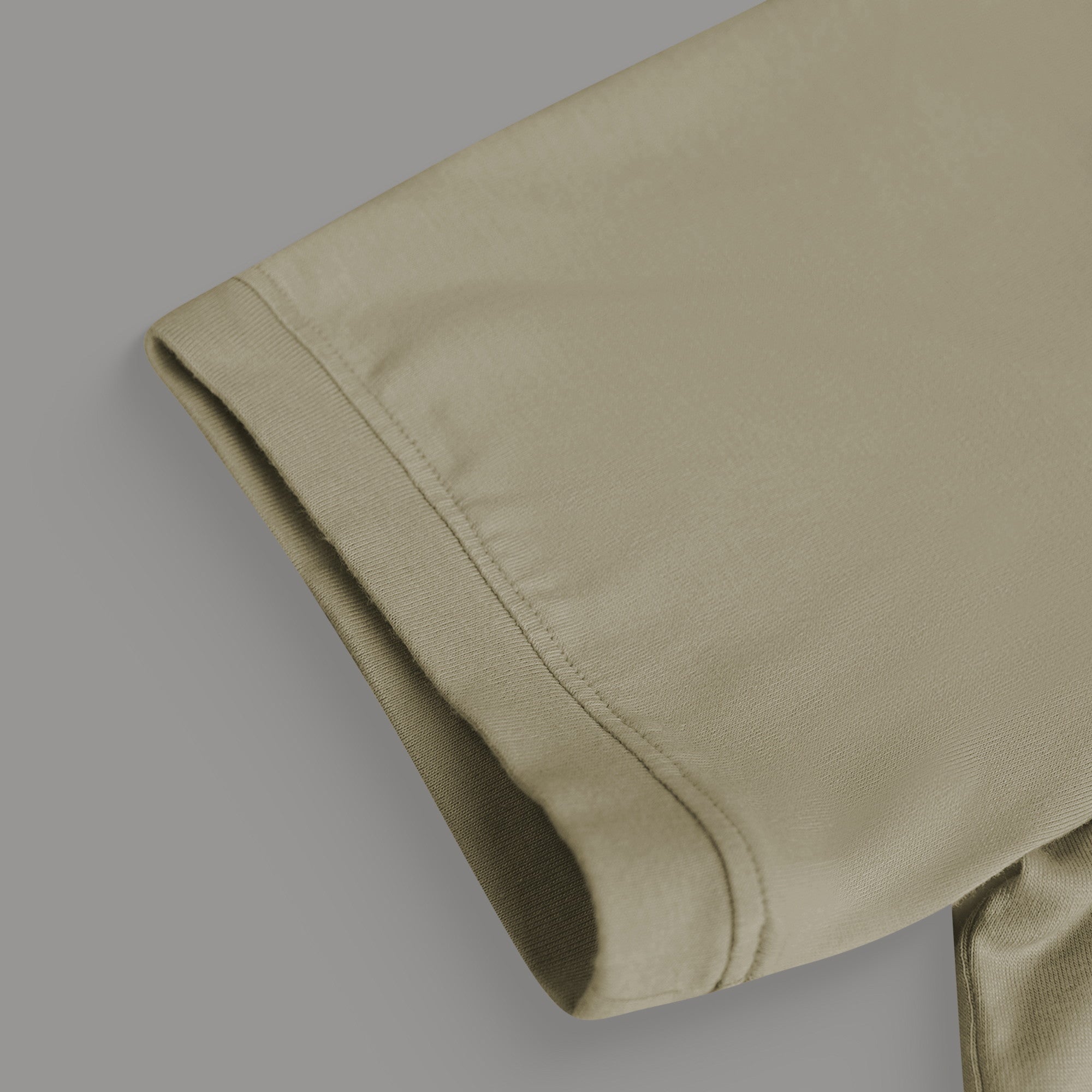 Tags:(6'0" - 180 lbs|Medium) custom t-shirt tee model Tyler in Sand