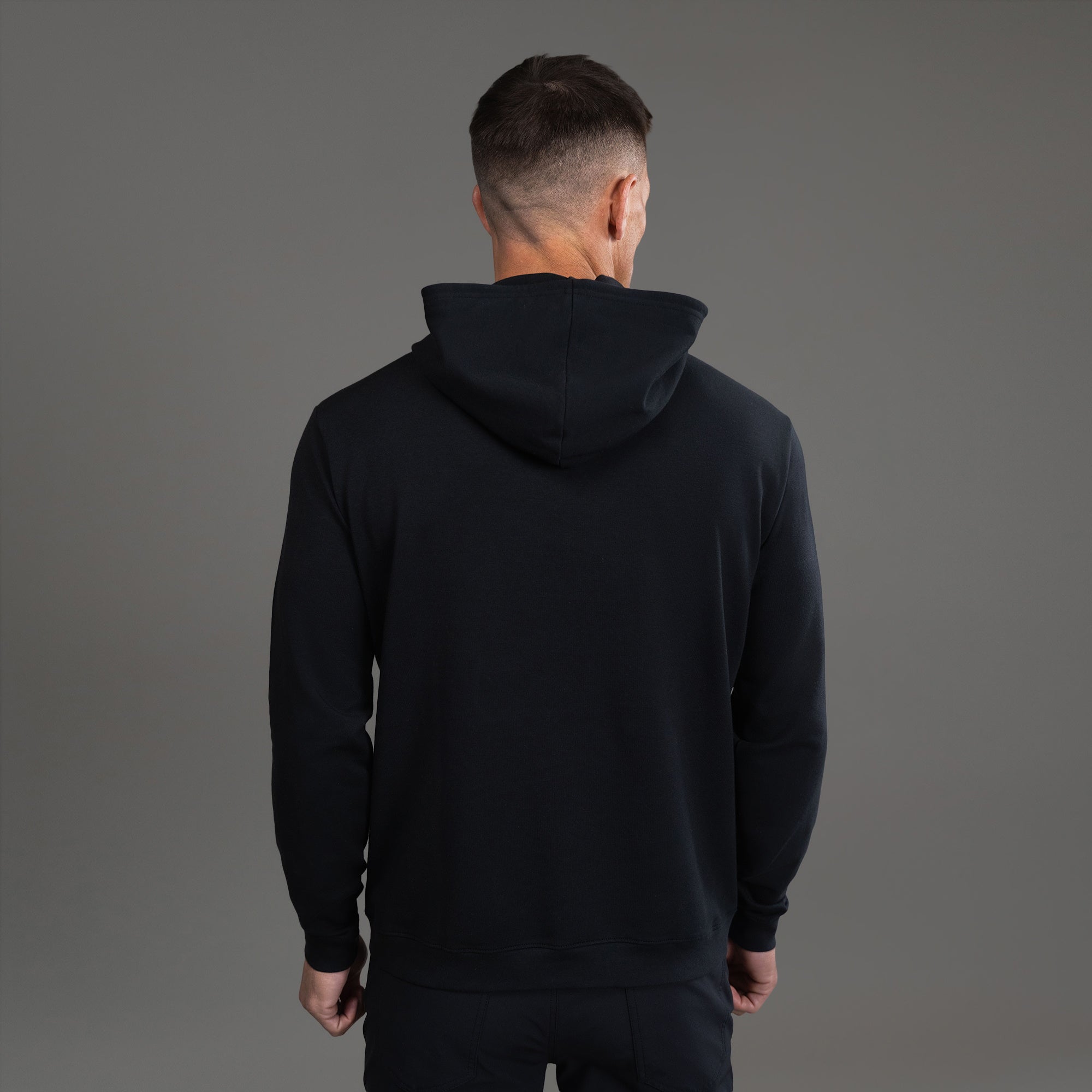 Tags:(6'0" - 180 lbs|Large) custom hoodie model Tyler in Black