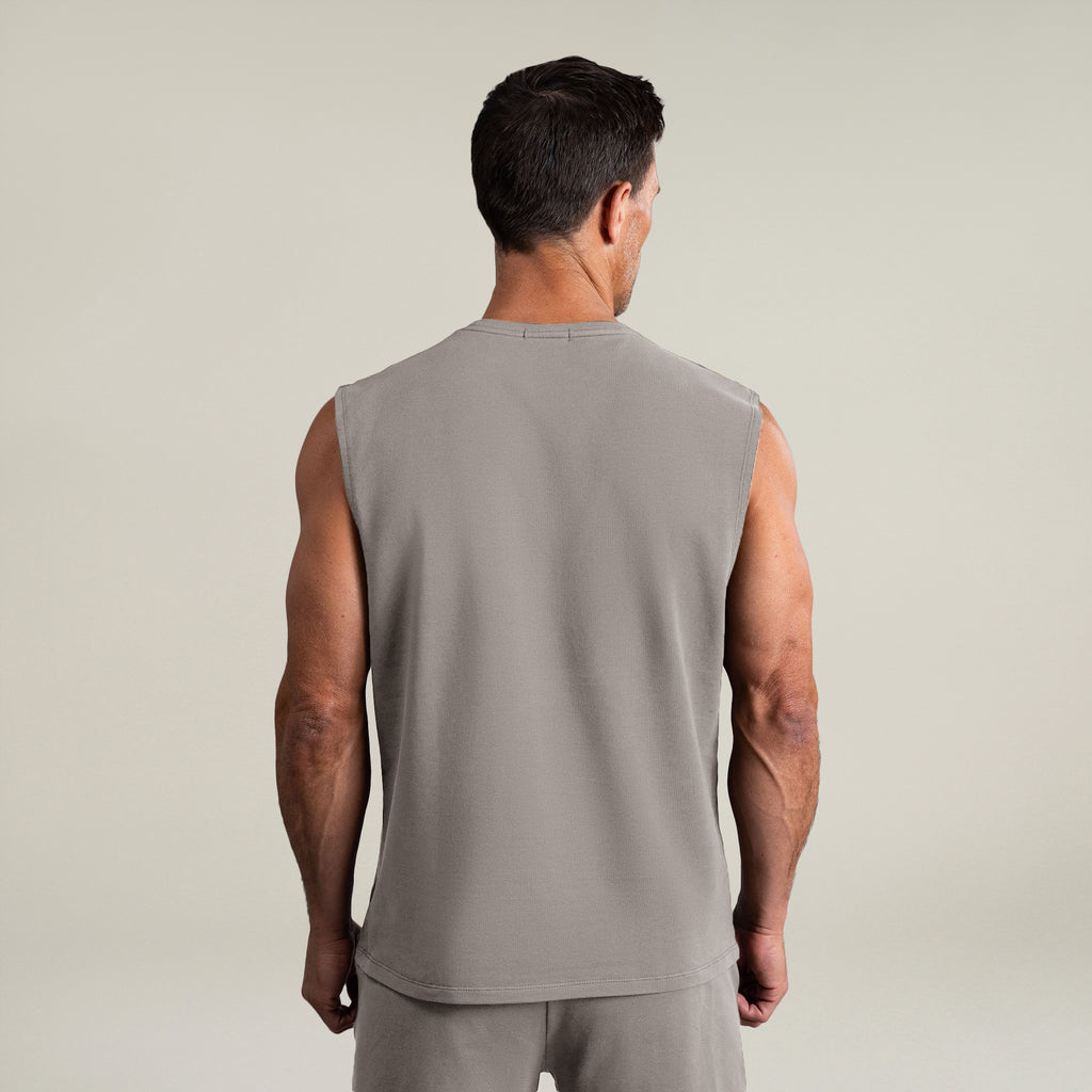 Tags:(6'0" - 180 lbs|Large) custom t-shirt tee model Tyler in Frost Gray