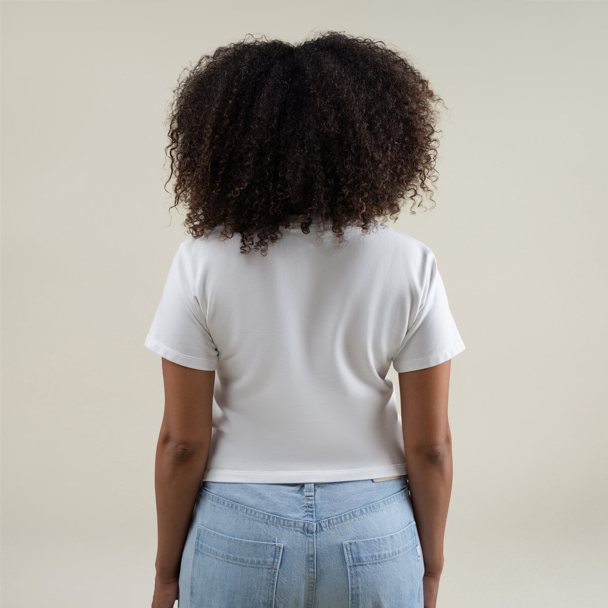 Tags:(Small) Custom t-shirt tee model Melissa in White