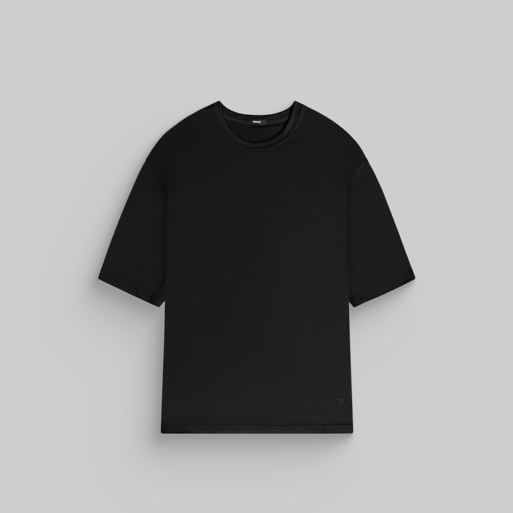 Tags:(6'0"|180 lbs) Custom tee model Tyler in Black