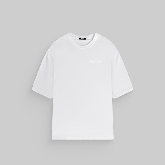 Tags:(6'0" - 180 lbs|Medium) custom t-shirt tee model Tyler in White