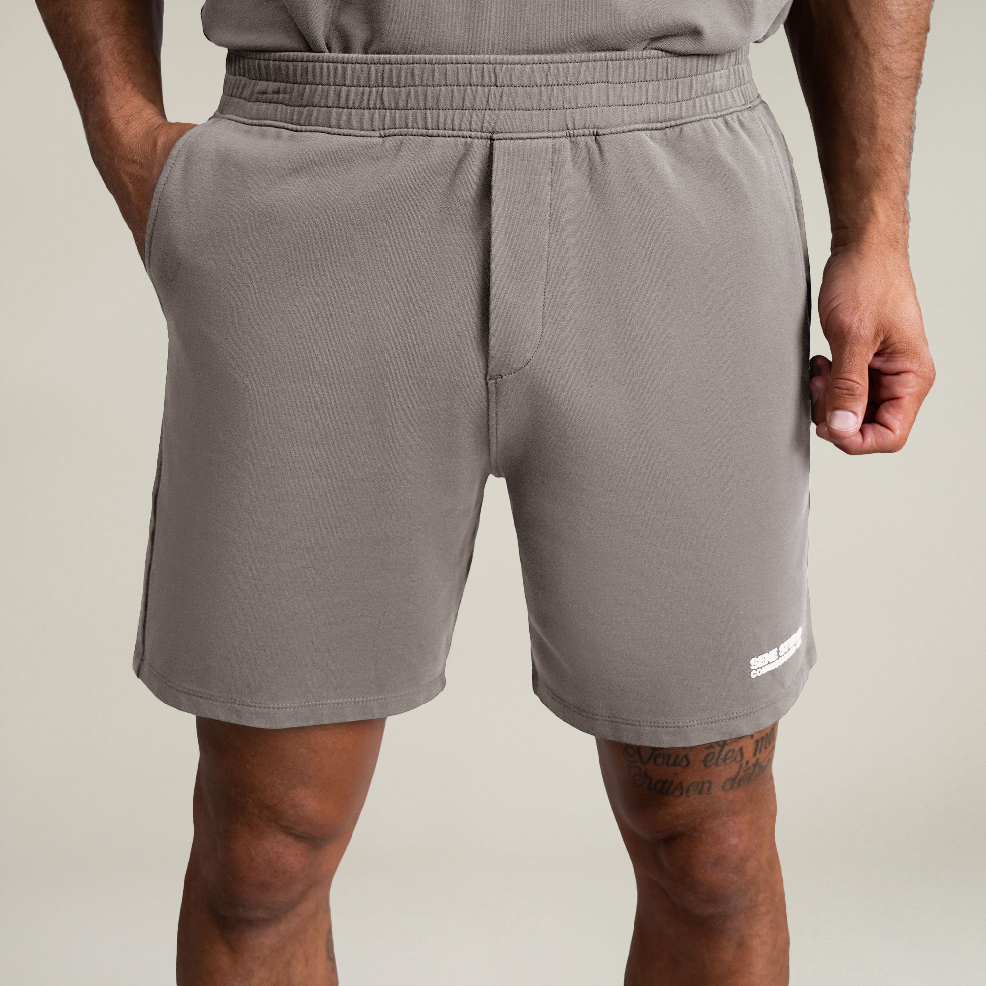 Tags:(6'0" - 180 lbs|Medium) custom pullover model Tyler in Frost Gray