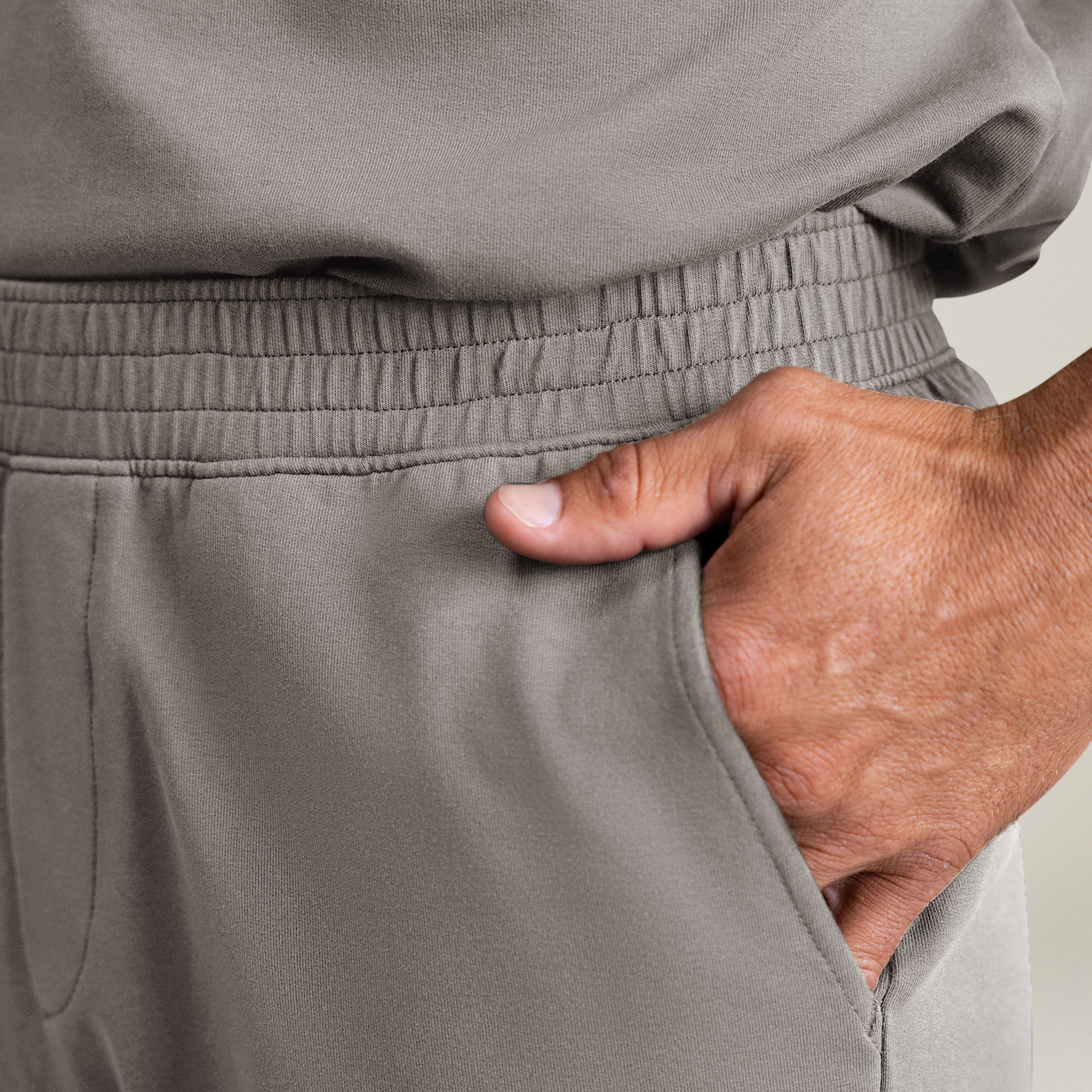 Tags:(6'0" - 180 lbs|Medium) custom pullover model Tyler in Frost Gray