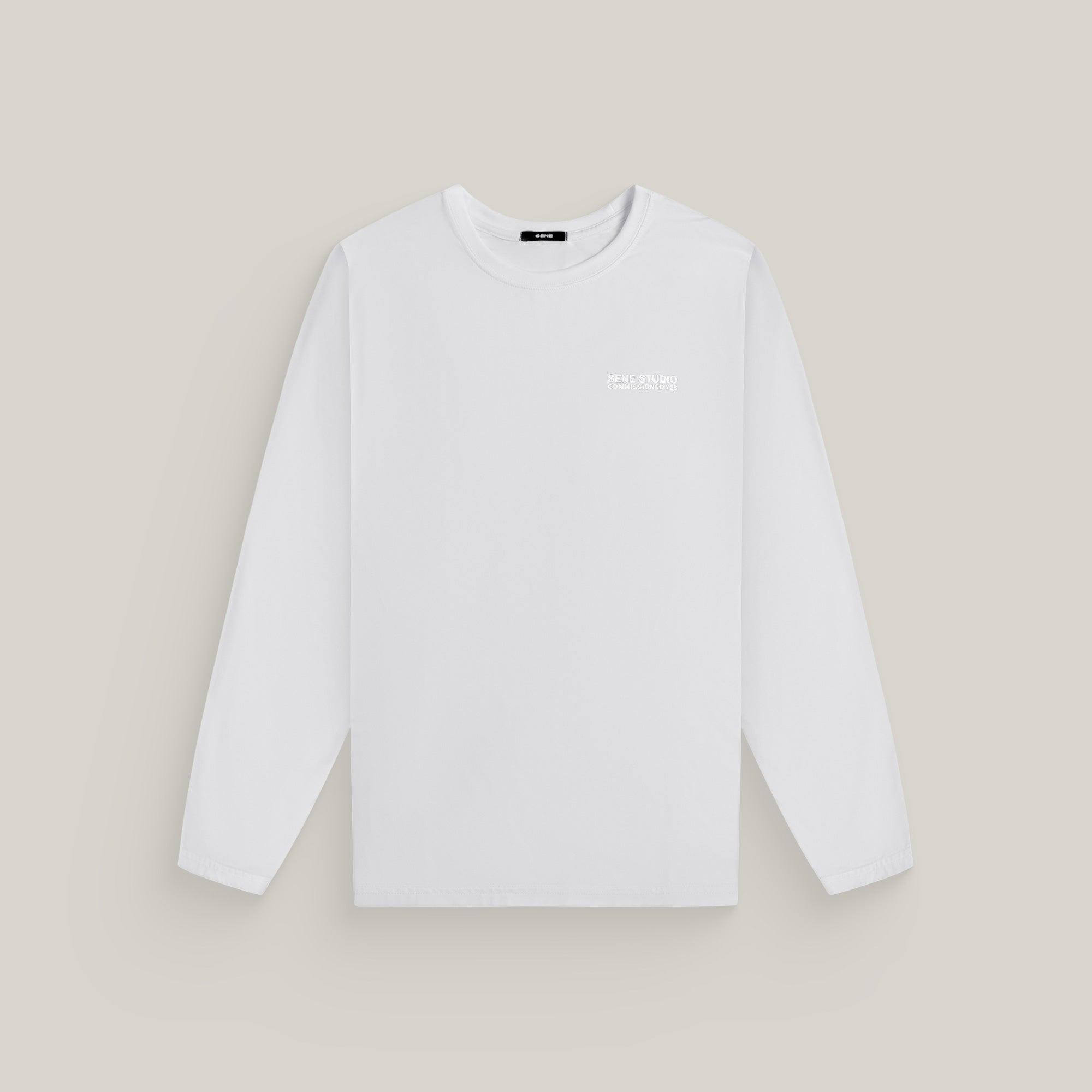 Tags:(6'0" - 180 lbs|Medium) custom t-shirt tee model Tyler in White