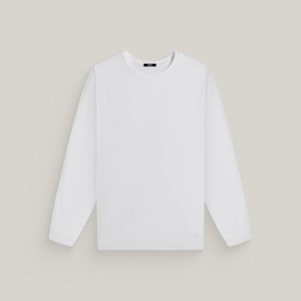 Tags:(6'0"|180 lbs) Custom tee model Tyler in White