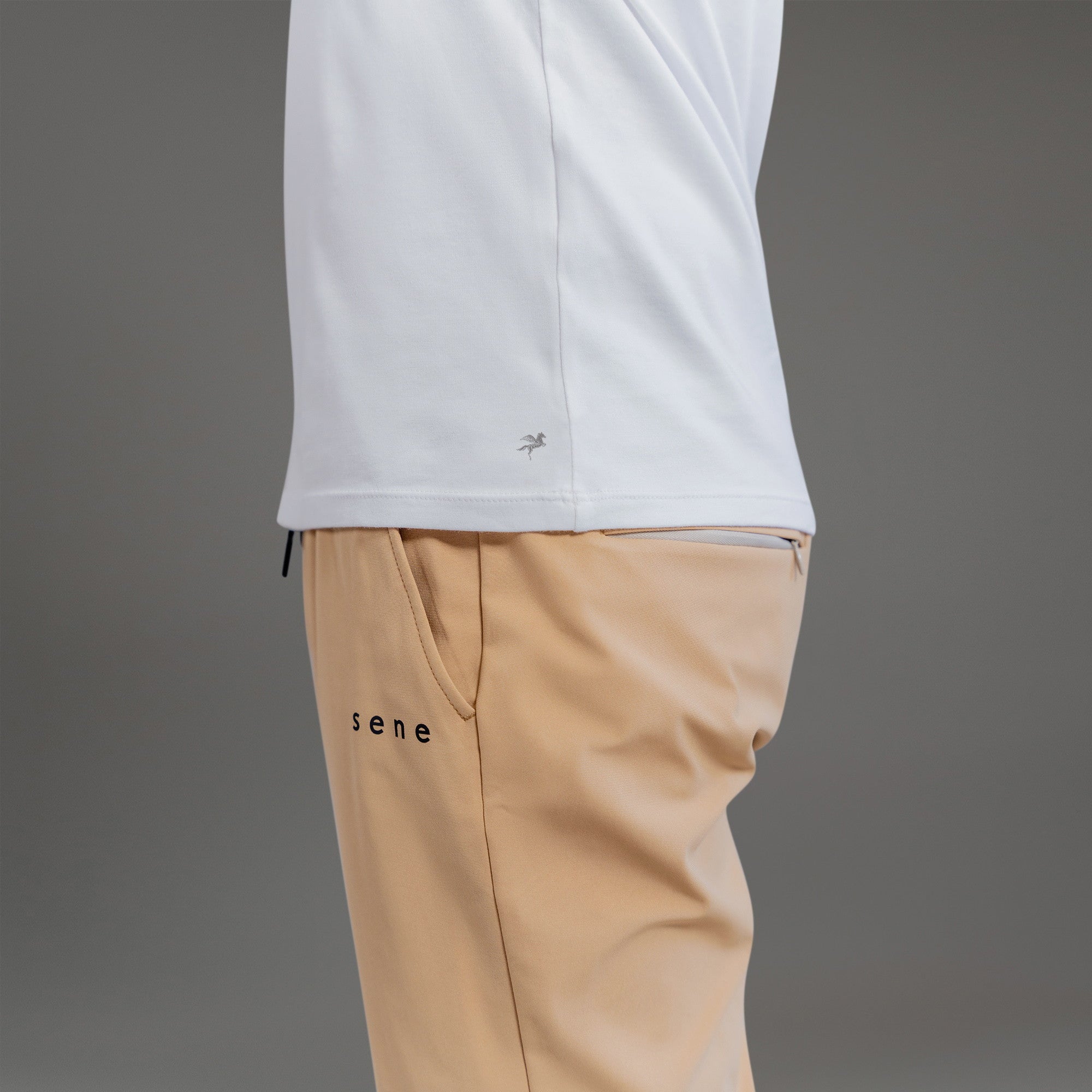 Tags:(Tailored|Standard) custom crew neck t-shirt los angeles model John in White