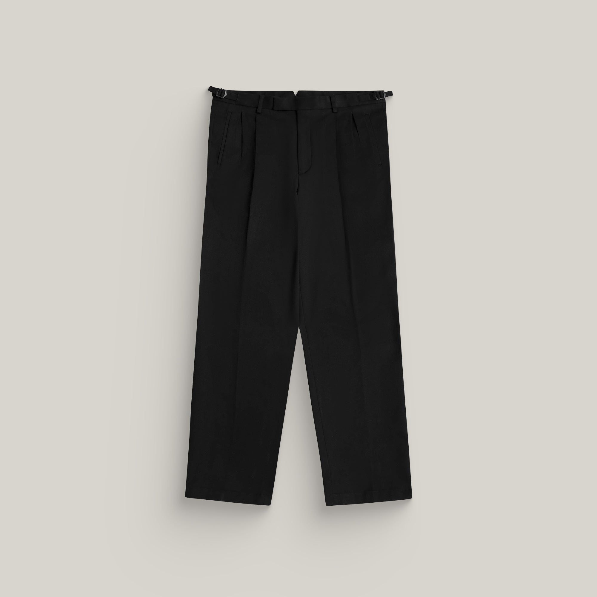 bespoke custom trousers pant chino performance technical model Tyler in Black