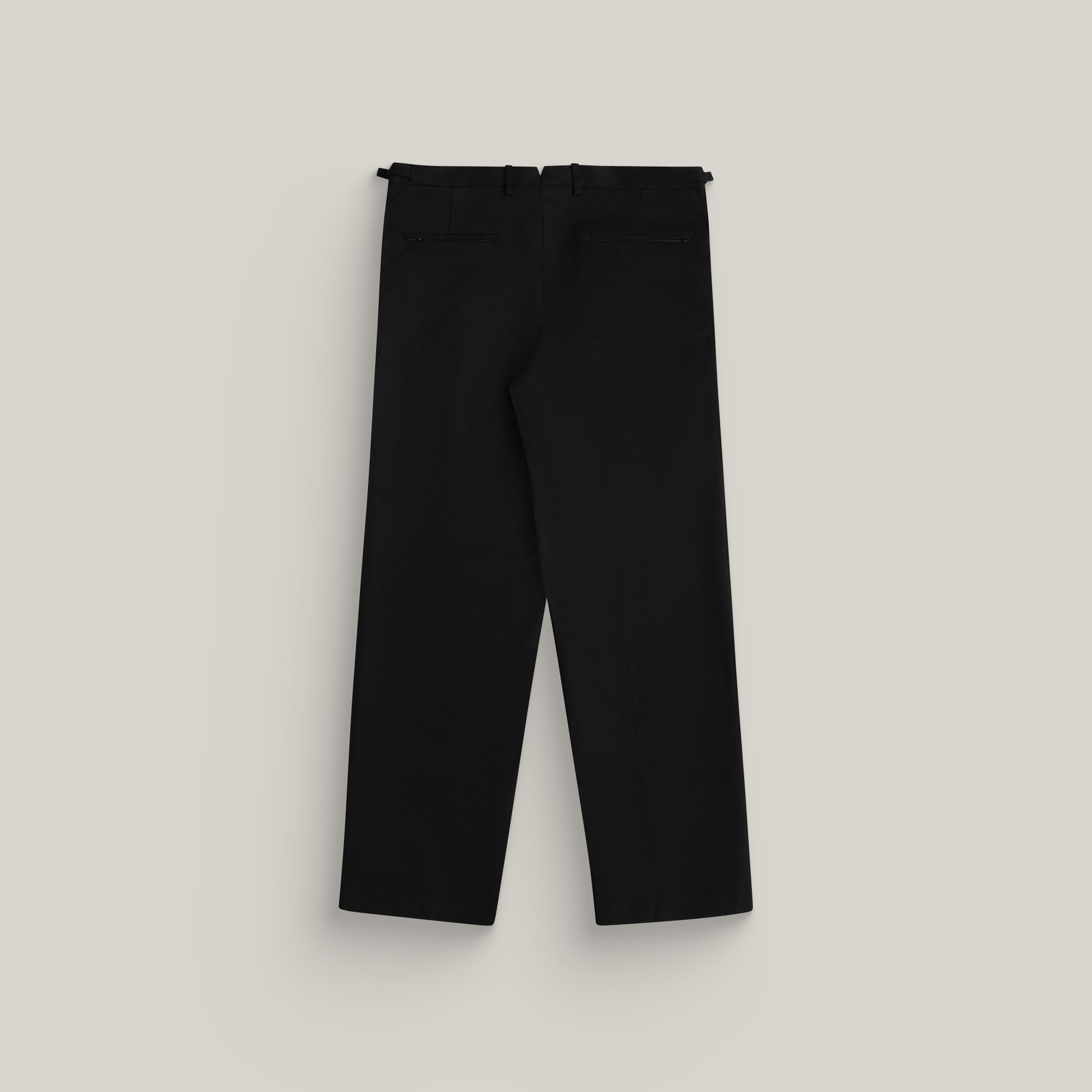 bespoke custom trousers pant chino performance technical model Tyler in Black