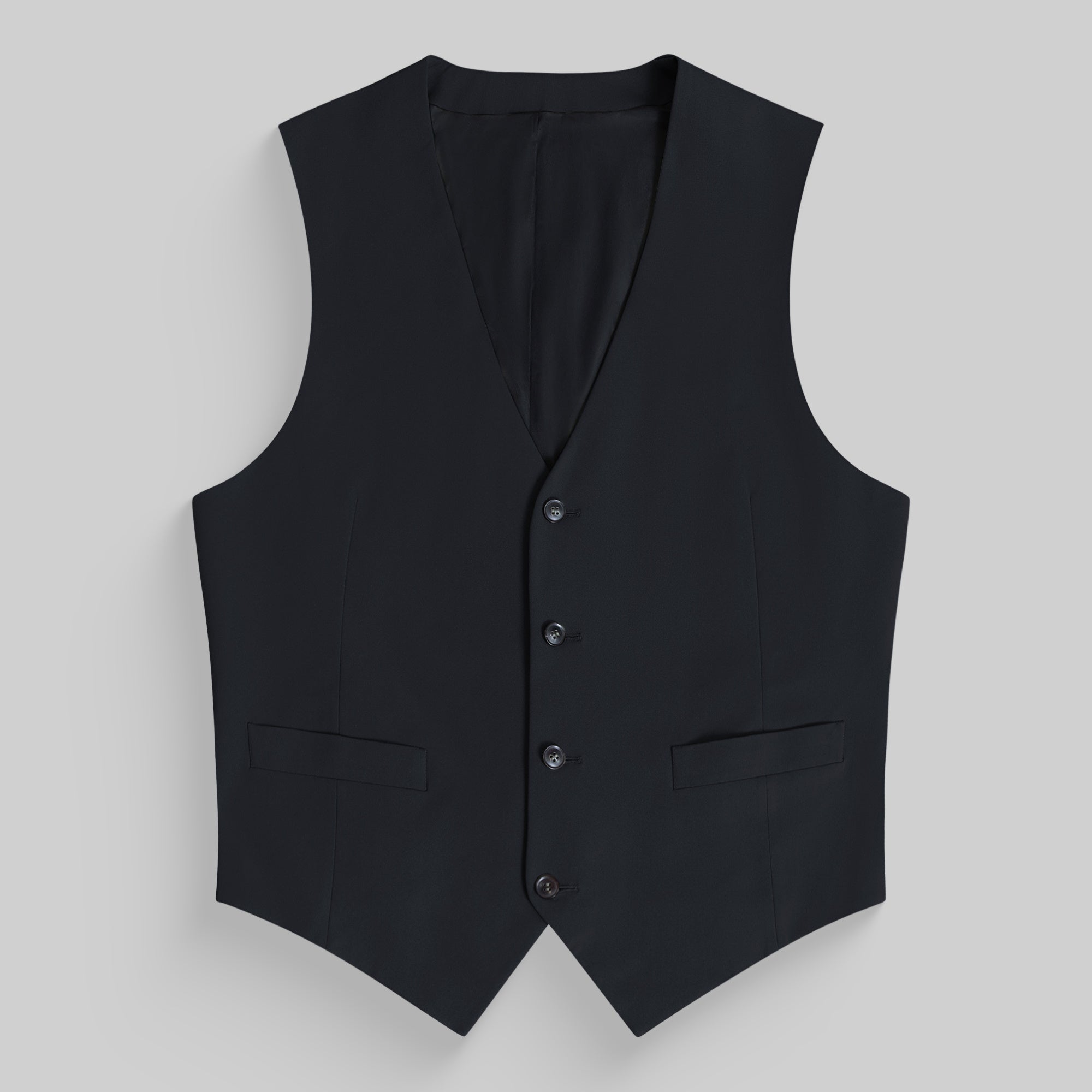 Custom suit vest model Guillermo in Black