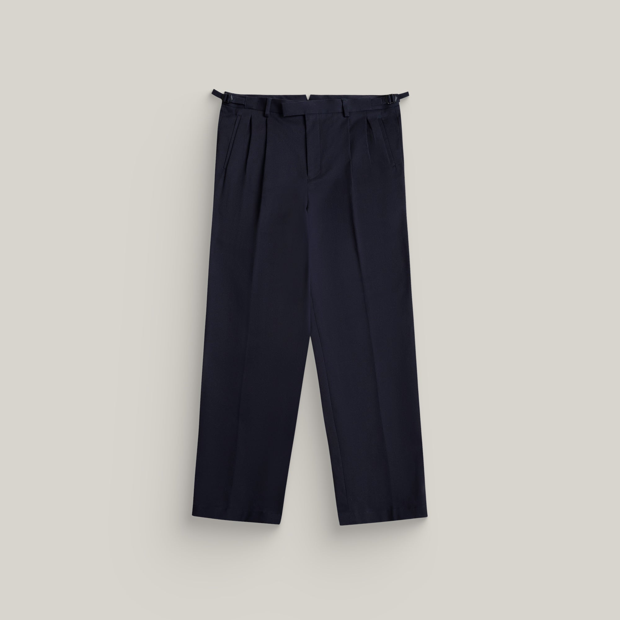 bespoke custom trousers pant chino performance technical model Tyler in Navy
