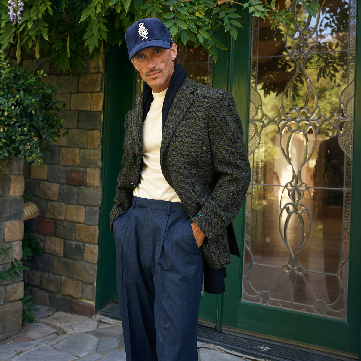 Ford Wool Straight Trouser model Tyler in Regent