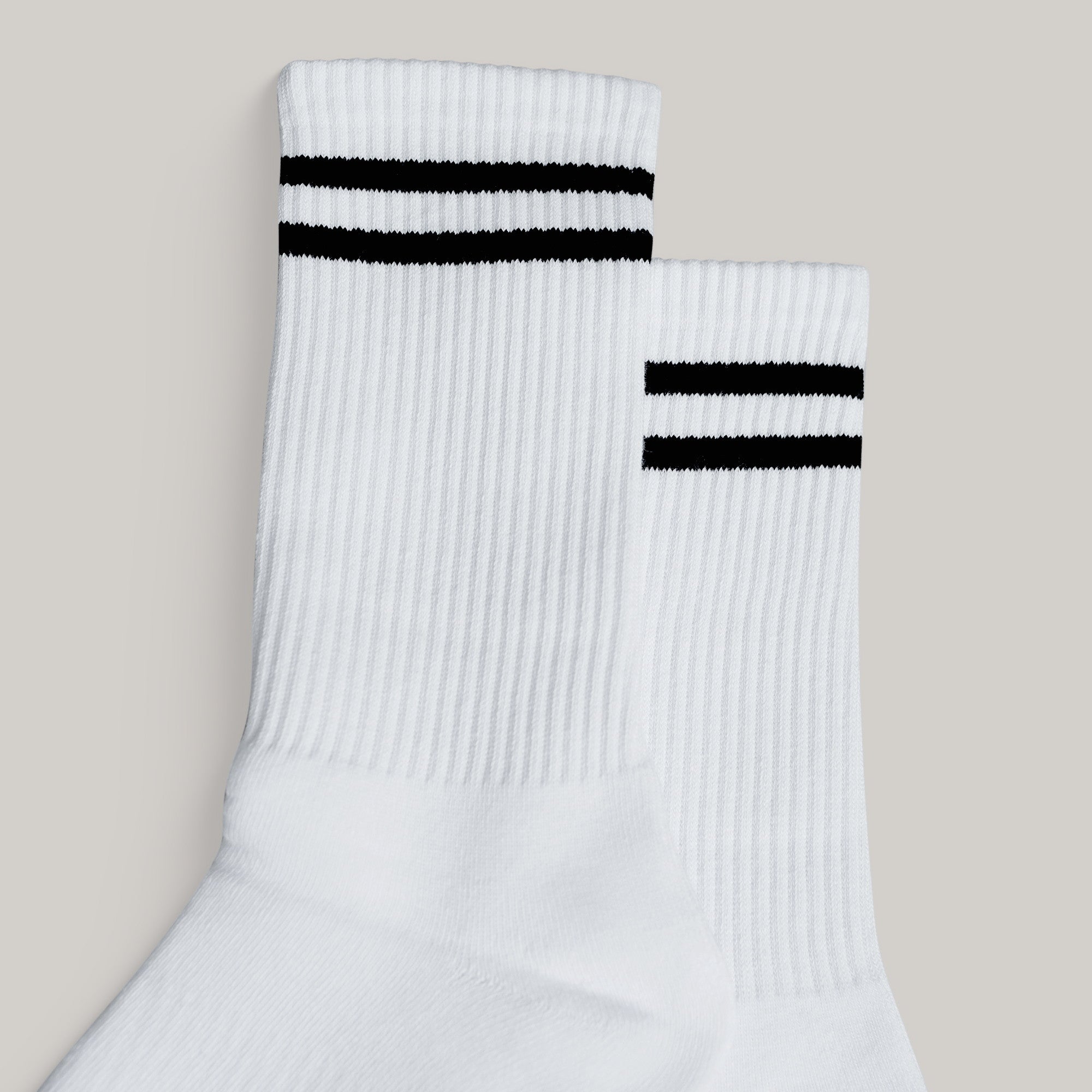 Sene Socks model Tyler in Enso White