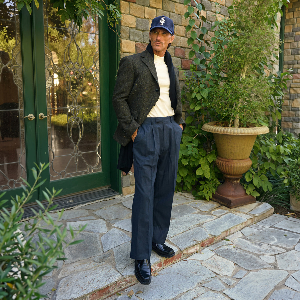 Ford Wool Straight Trouser model Tyler in Regent