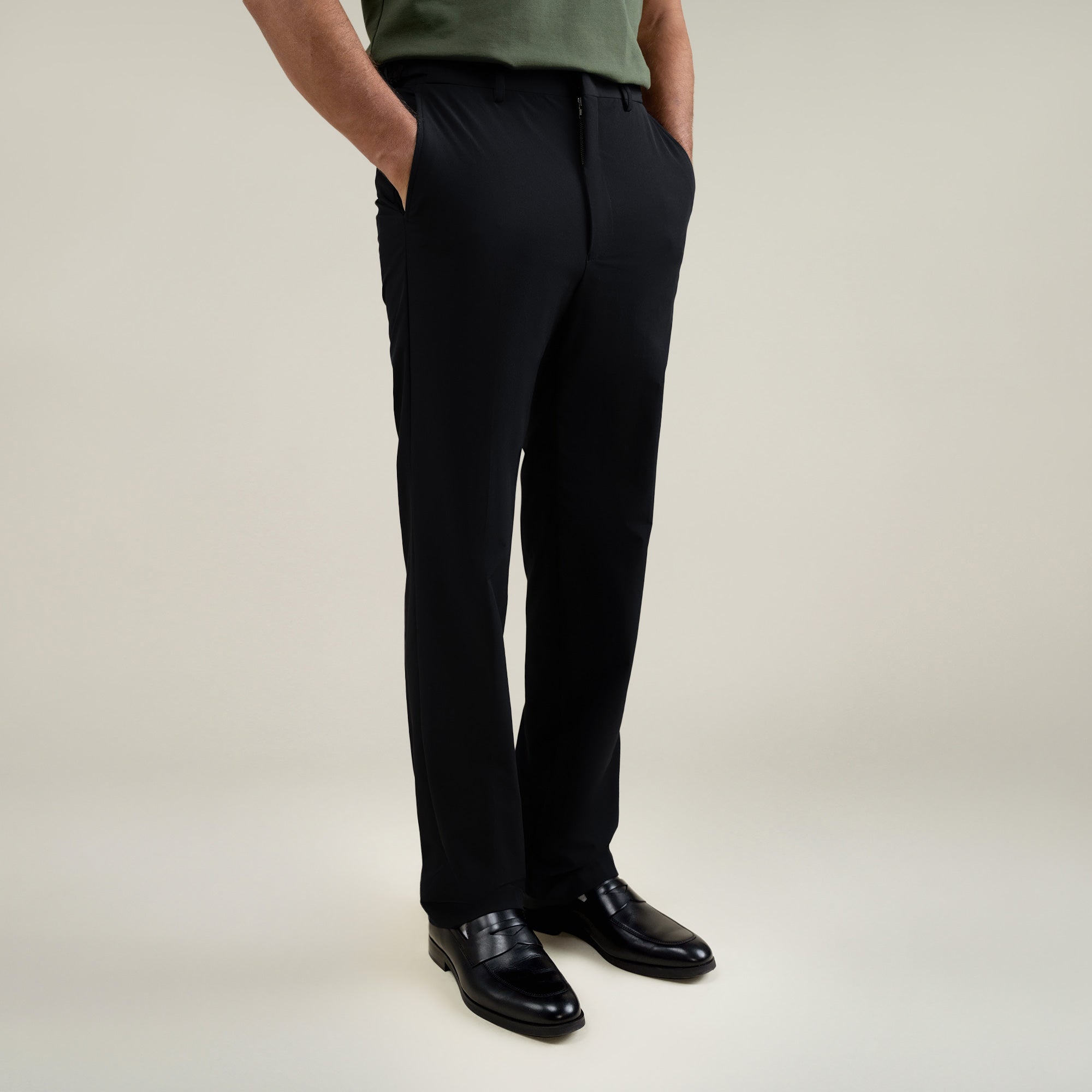 Tags:(Large | 6'1" - 165) Custom Peak Lapel Tuxedo model Jessey in Black