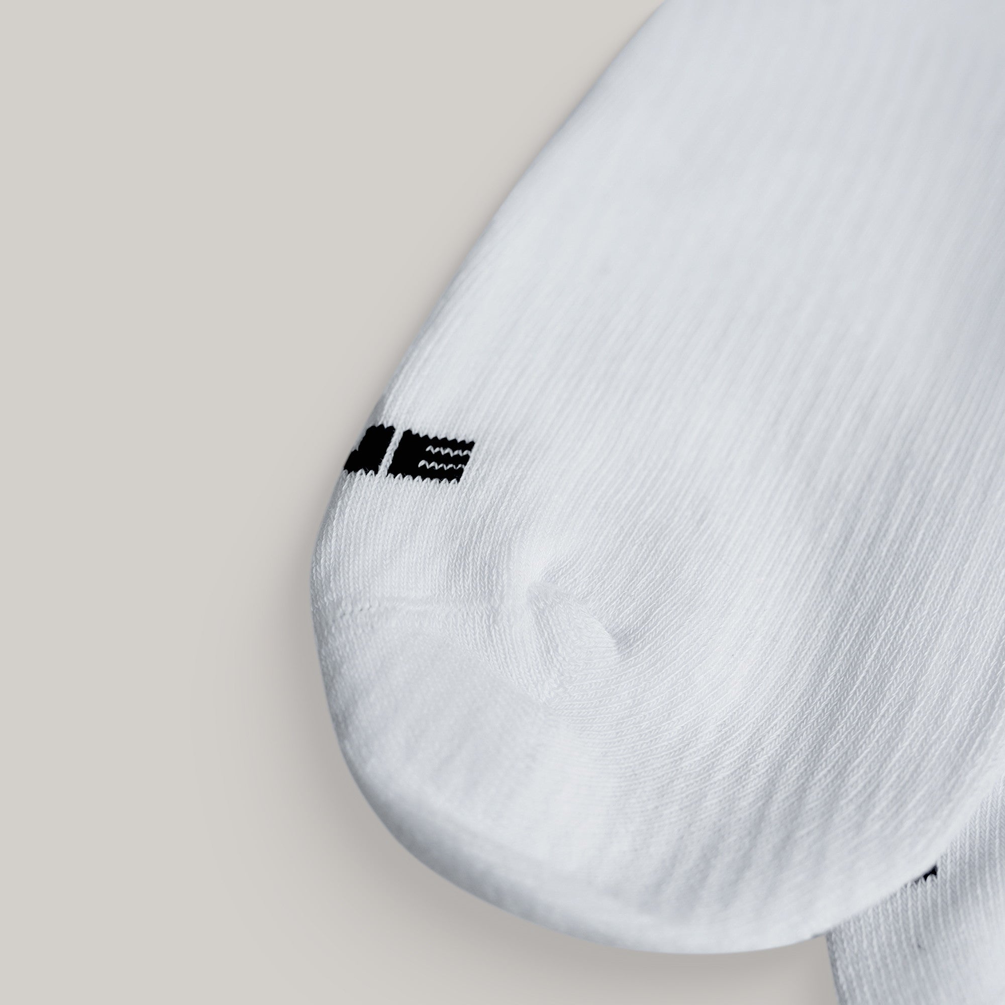 Sene Socks model Tyler in Enso White