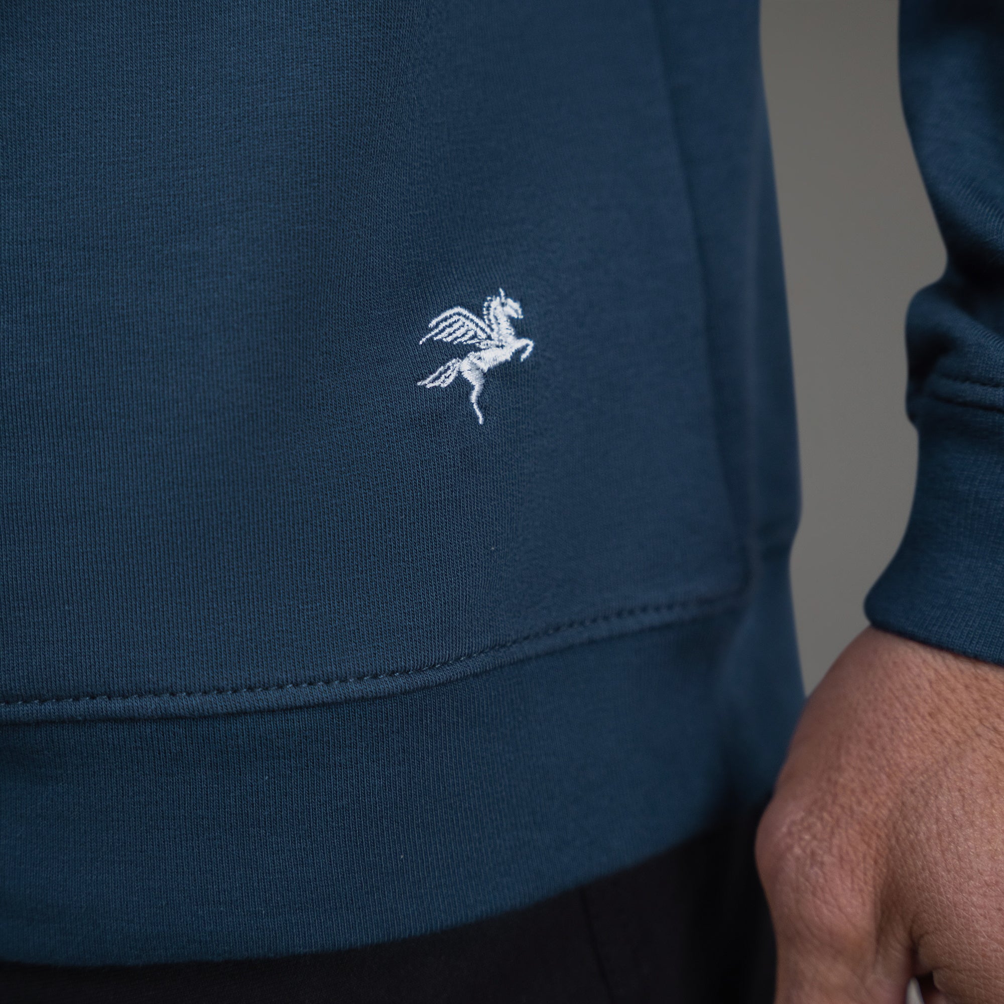 Tags:(6'0" - 180 lbs|Large) custom pullover model Tyler in Deep Sea