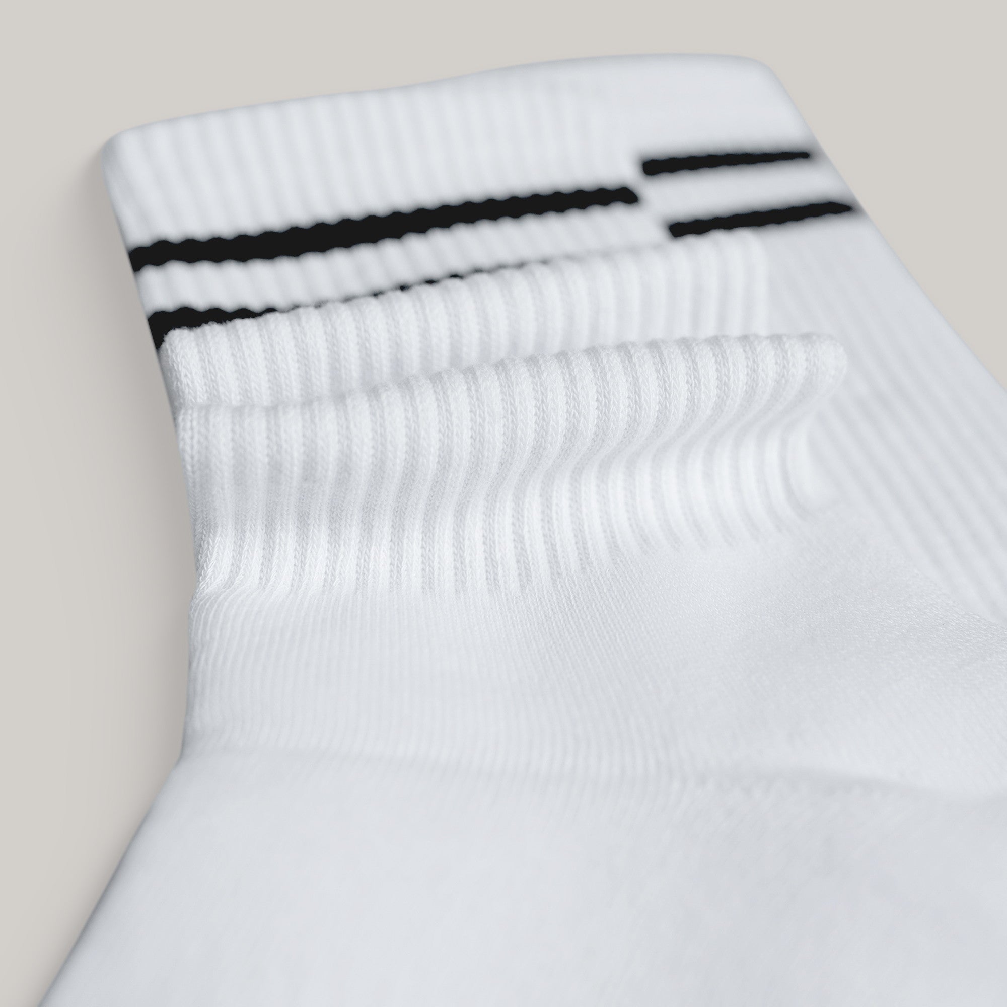 Sene Socks model Tyler in Enso White