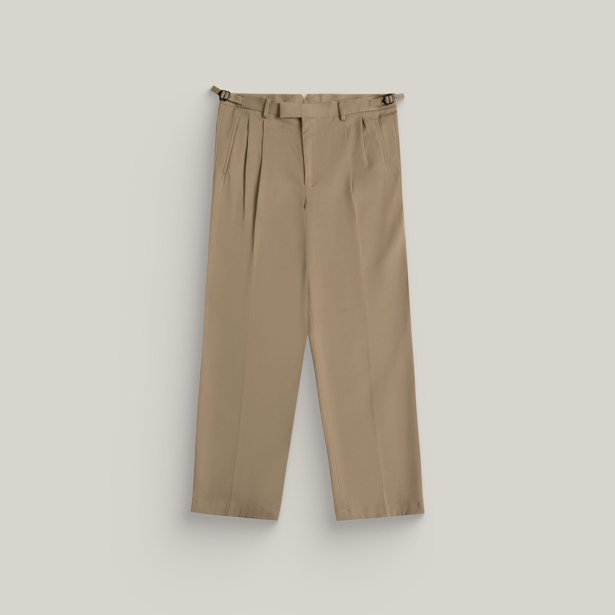 bespoke custom trousers pant chino performance technical model Tyler in Khaki
