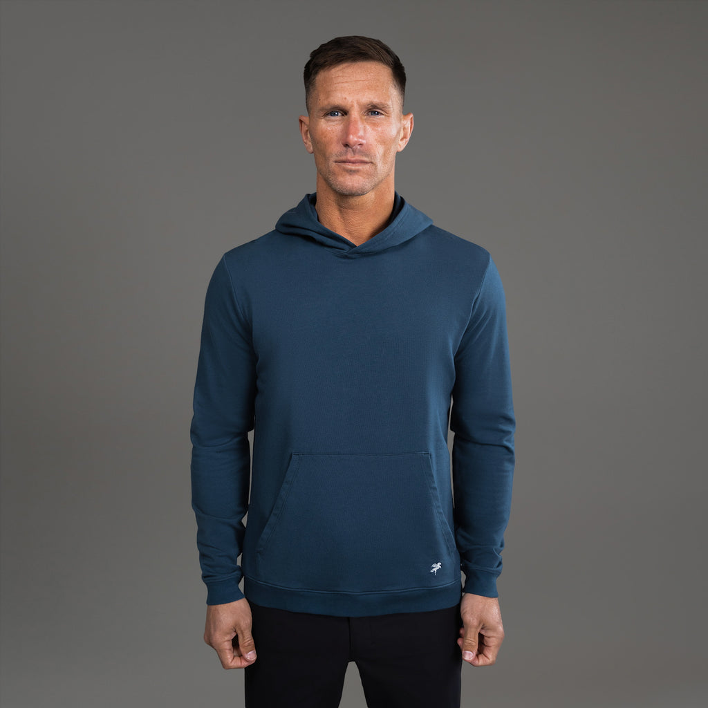 Tags:(6'0" - 180 lbs|Medium) custom hoodie model Tyler in Deep Sea