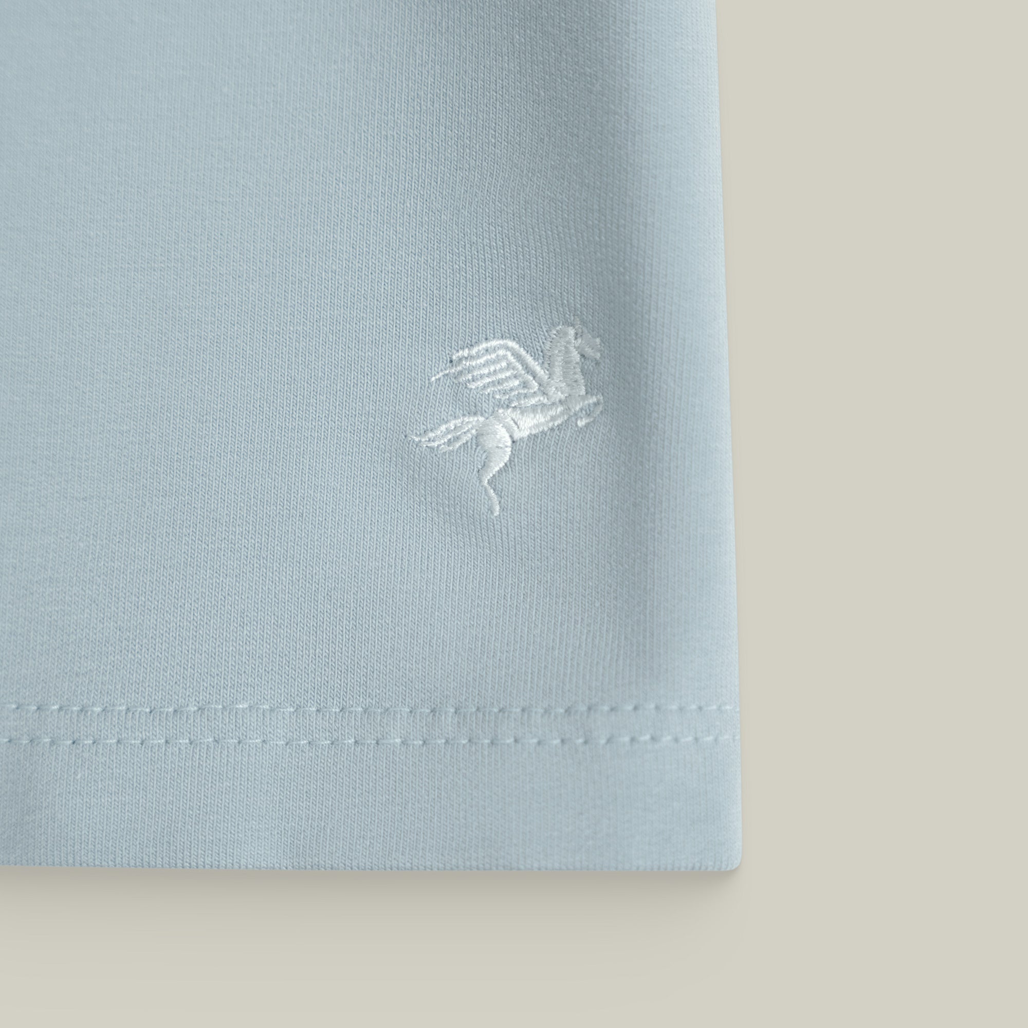 Tags:(6’2 - 180 lbs|Large ) Custom t-shirt tee model Kive in Blue Fog