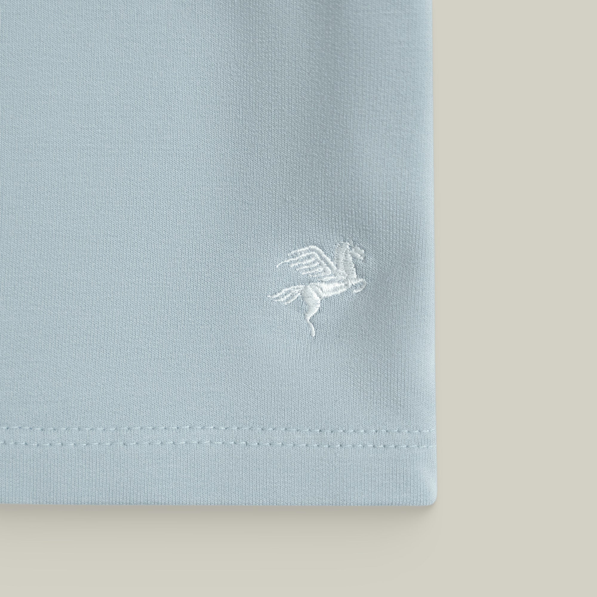 Tags:(6’2" - 180 lbs|Large) Custom t-shirt tee model Kive in Blue Fog