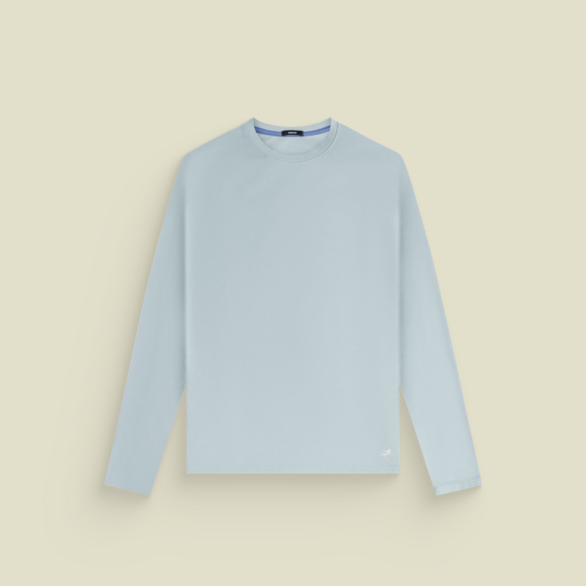 Tags:(6’2" - 180 lbs|Large) Custom t-shirt tee model Kive in Blue Fog