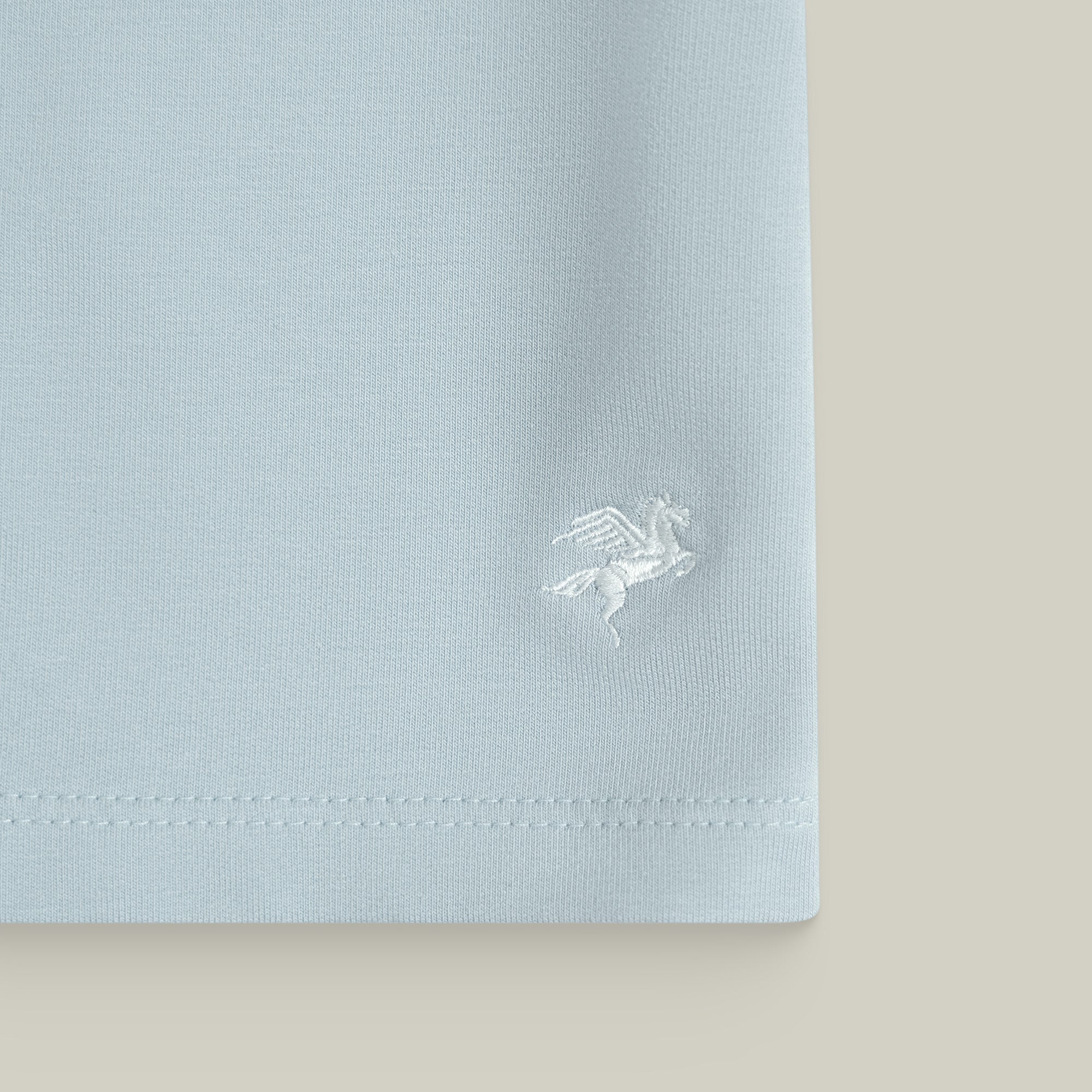 Tags:(6’2" - 180 lbs|Large) Custom t-shirt tee model Kive in Blue Fog