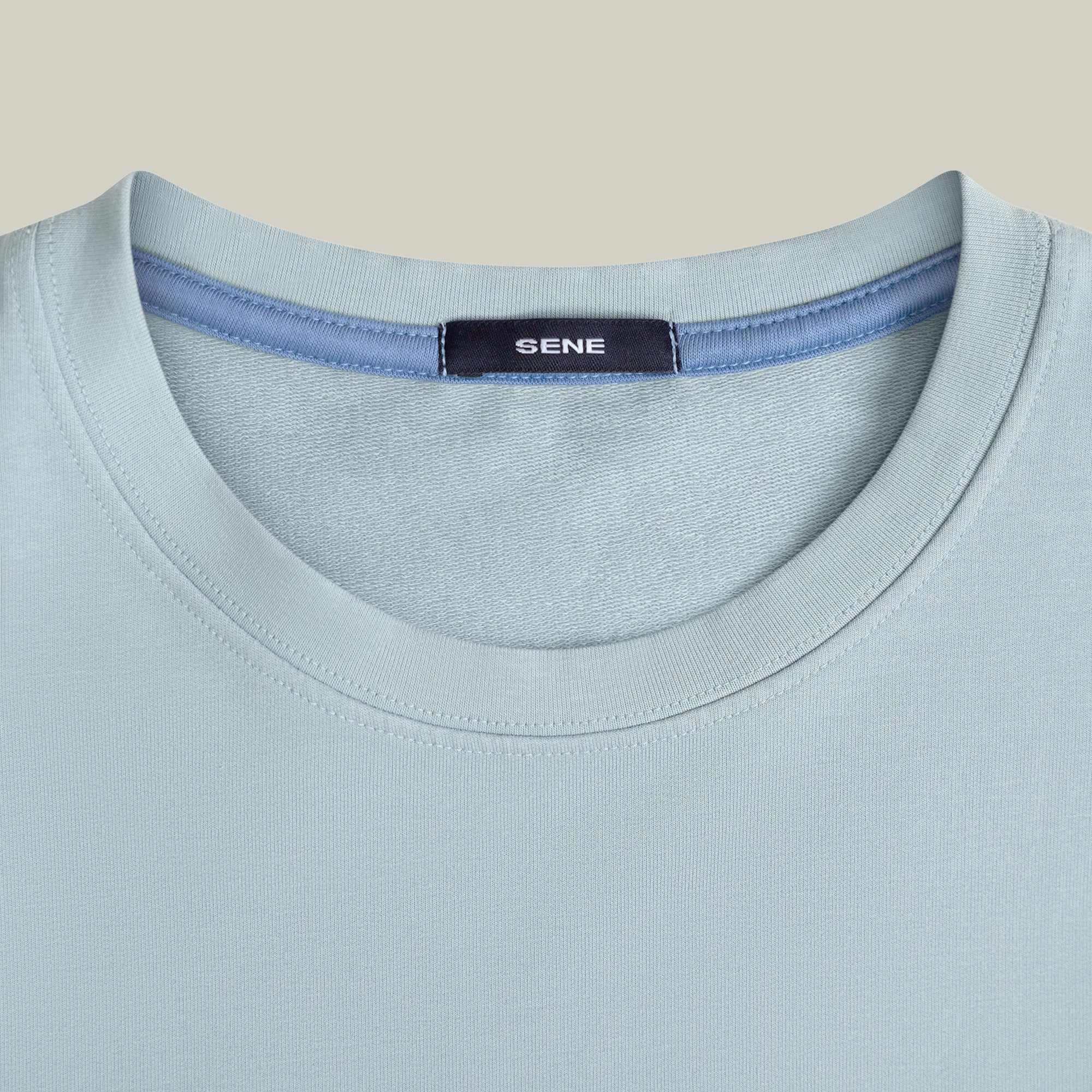 Tags:(6’2" - 180 lbs|Large) Custom t-shirt tee model Kive in Blue Fog