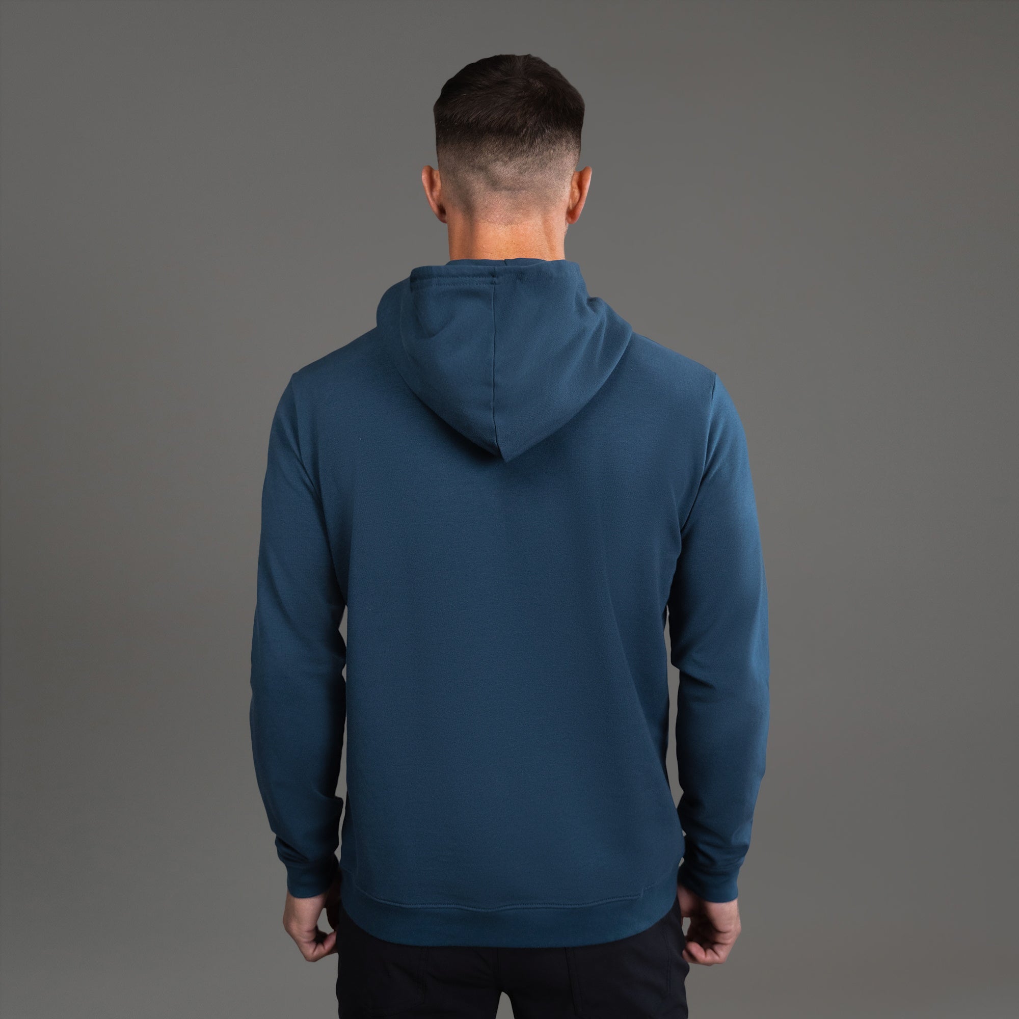 Tags:(6'0" - 180 lbs|Medium) custom hoodie model Tyler in Deep Sea
