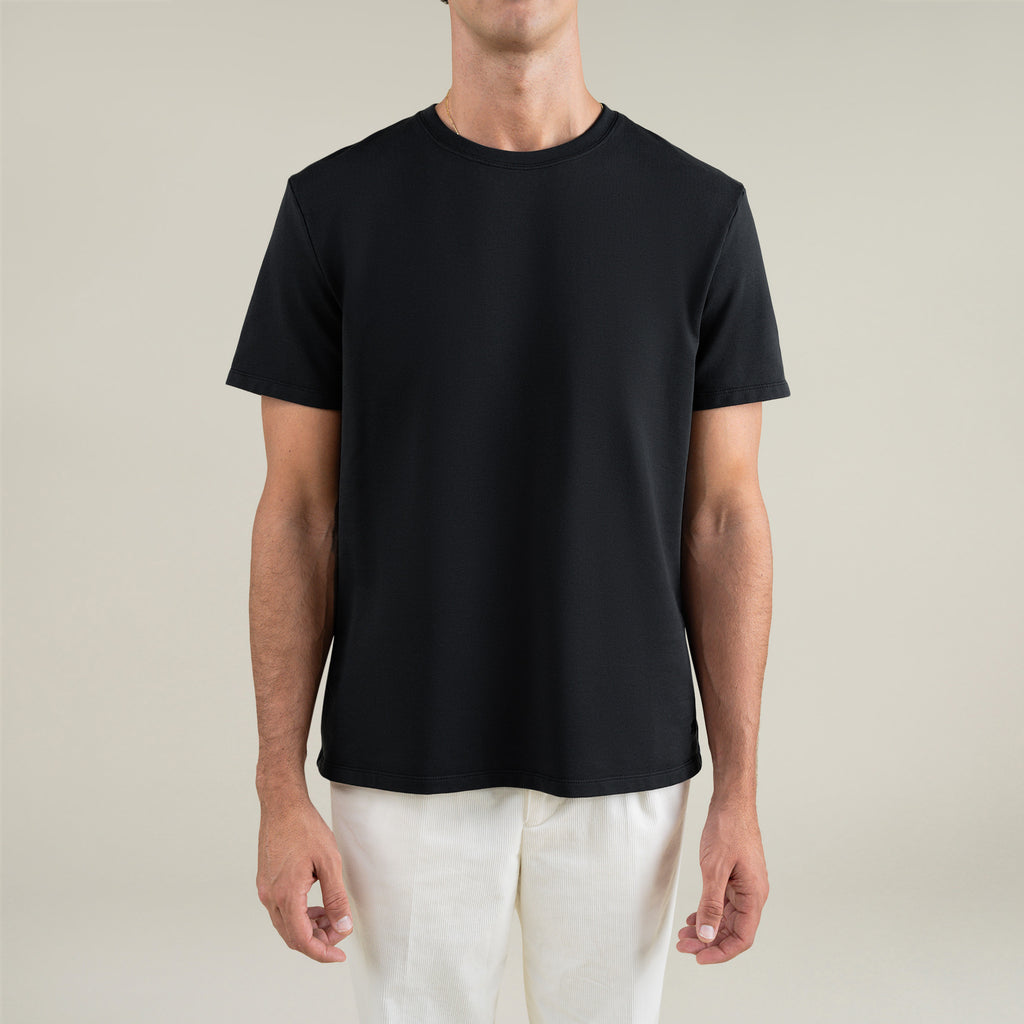 Tags:(6'1" - 165 lbs|Large) Custom t-shirt tee model Jessey in Black