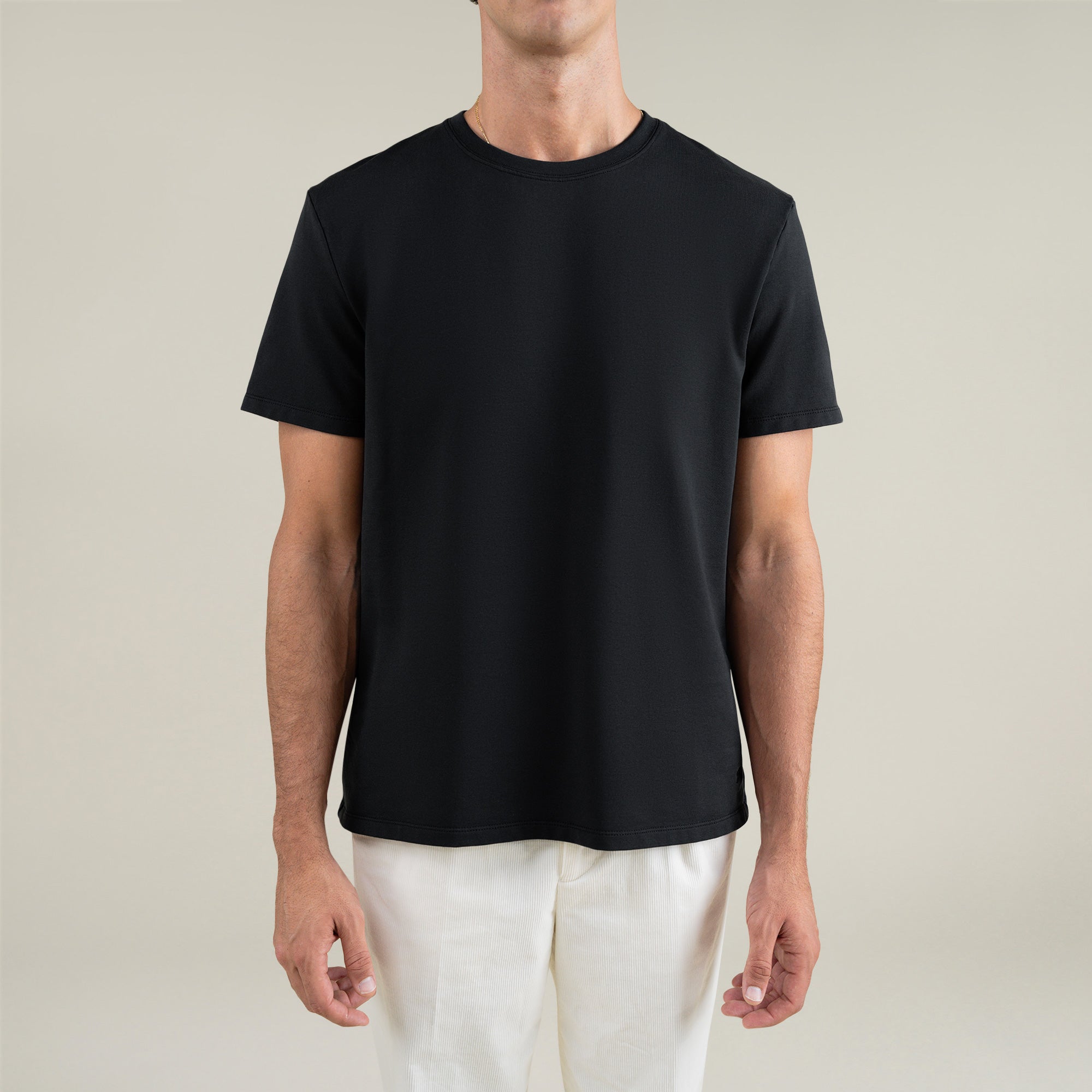 Tags:(6'1" - 165 lbs|Large) Custom t-shirt tee model Jessey in Black