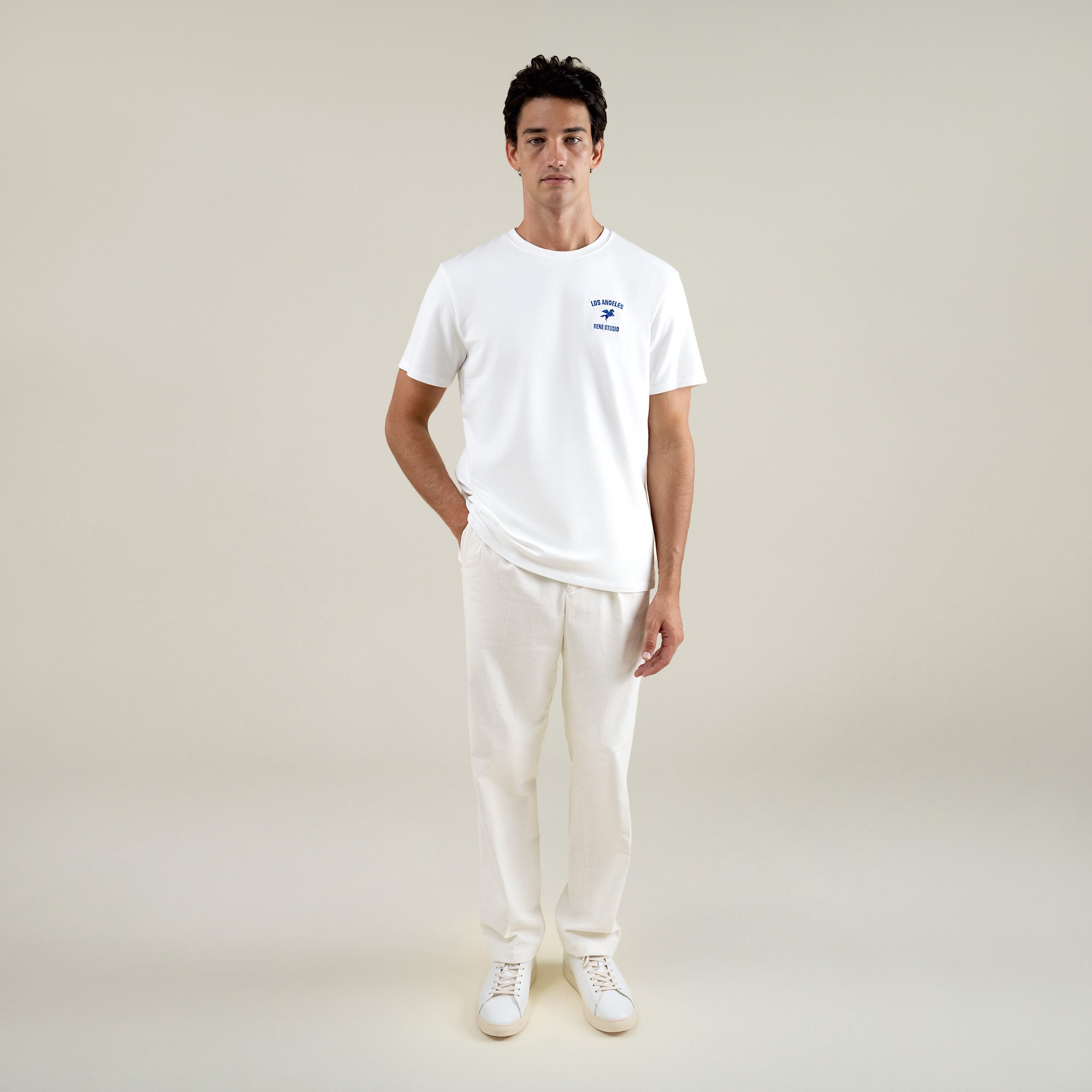 Tags:(Large | 6'1" - 165) custom t-shirt tee model Jessey in White