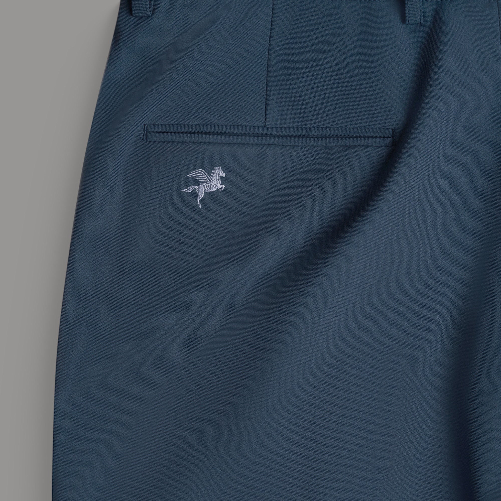 bespoke custom trousers pant chino performance technical model Tyler in Marina