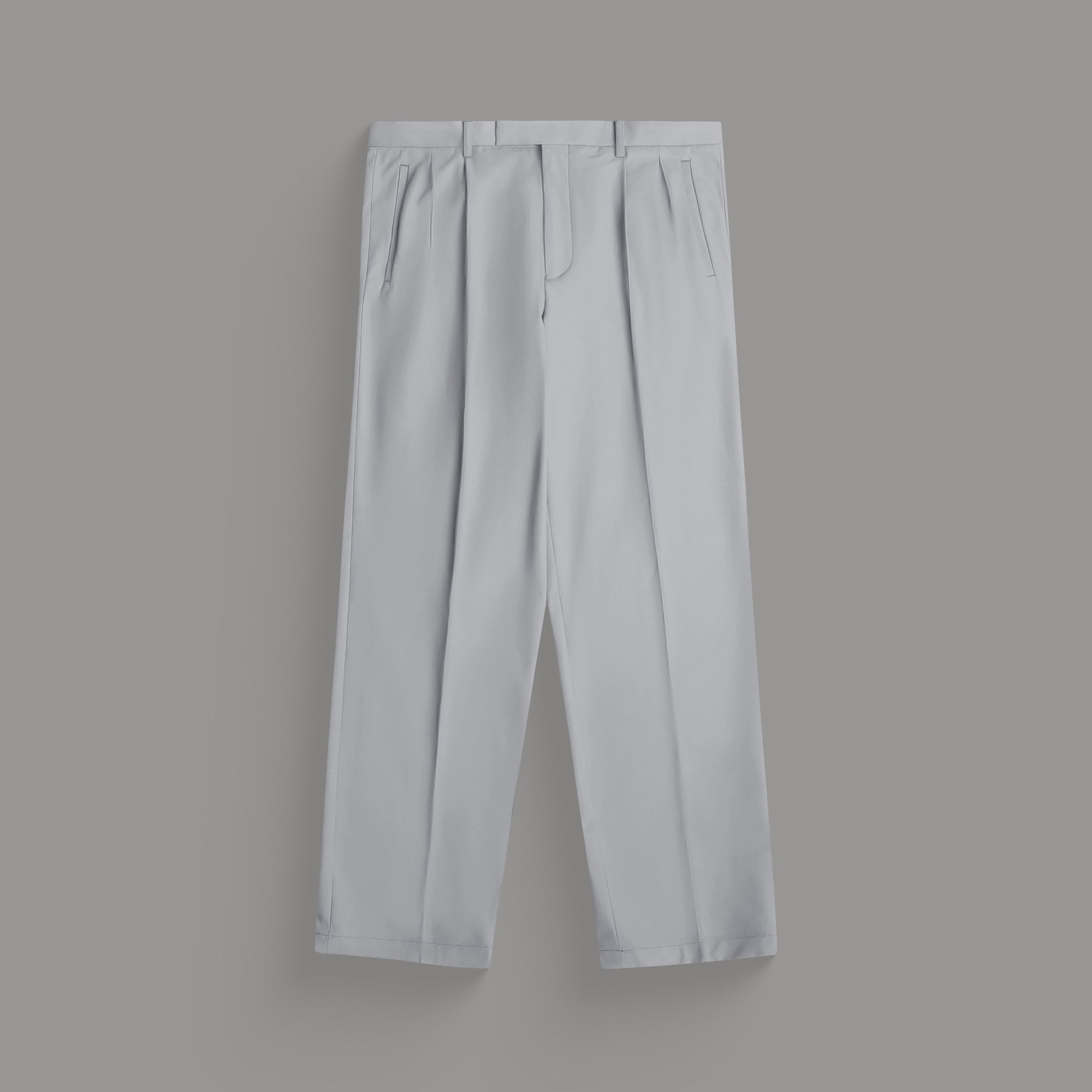 Custom Peak Lapel Tuxedo model Tyler in Silver