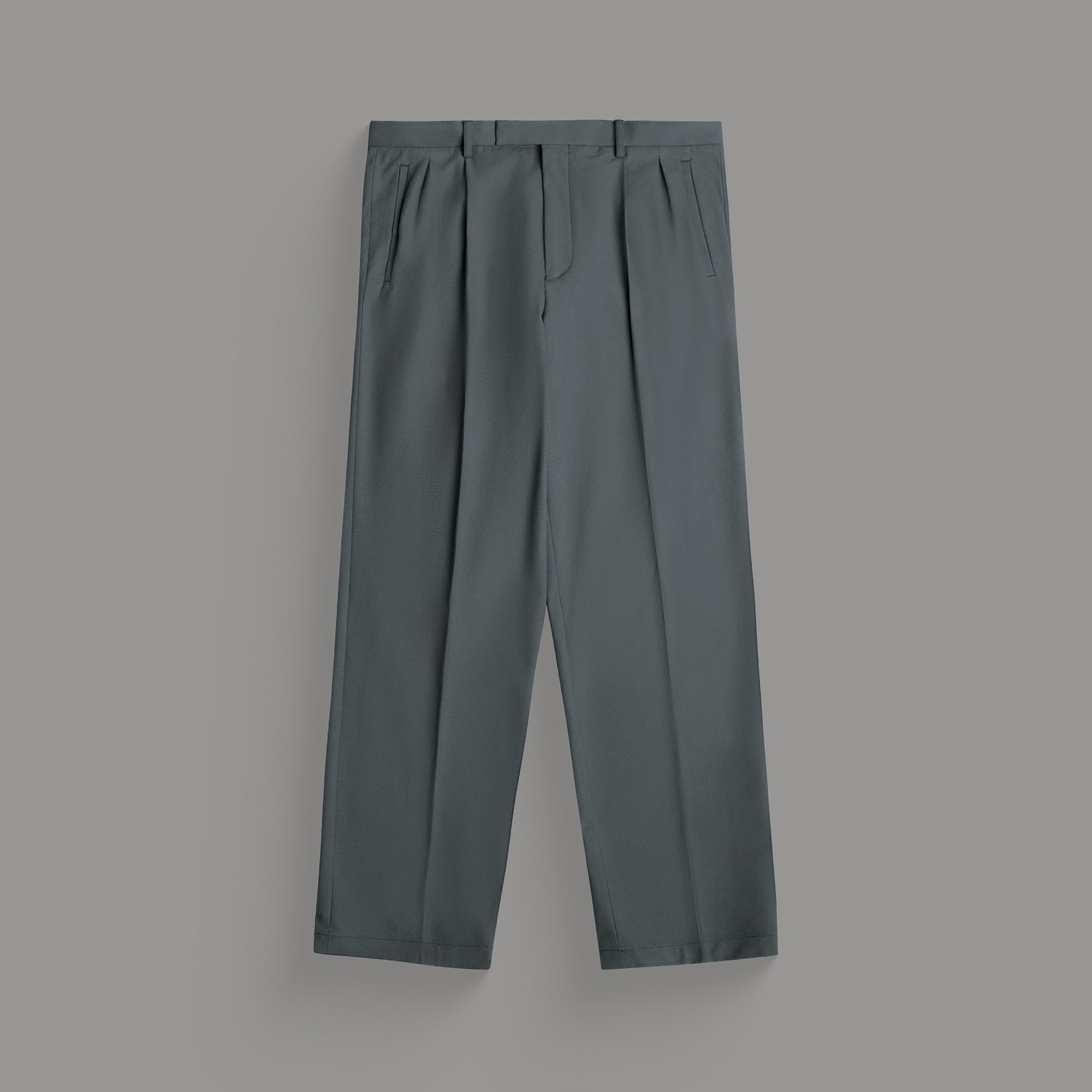 bespoke custom trousers pant chino performance technical model Tyler in Slate Gray