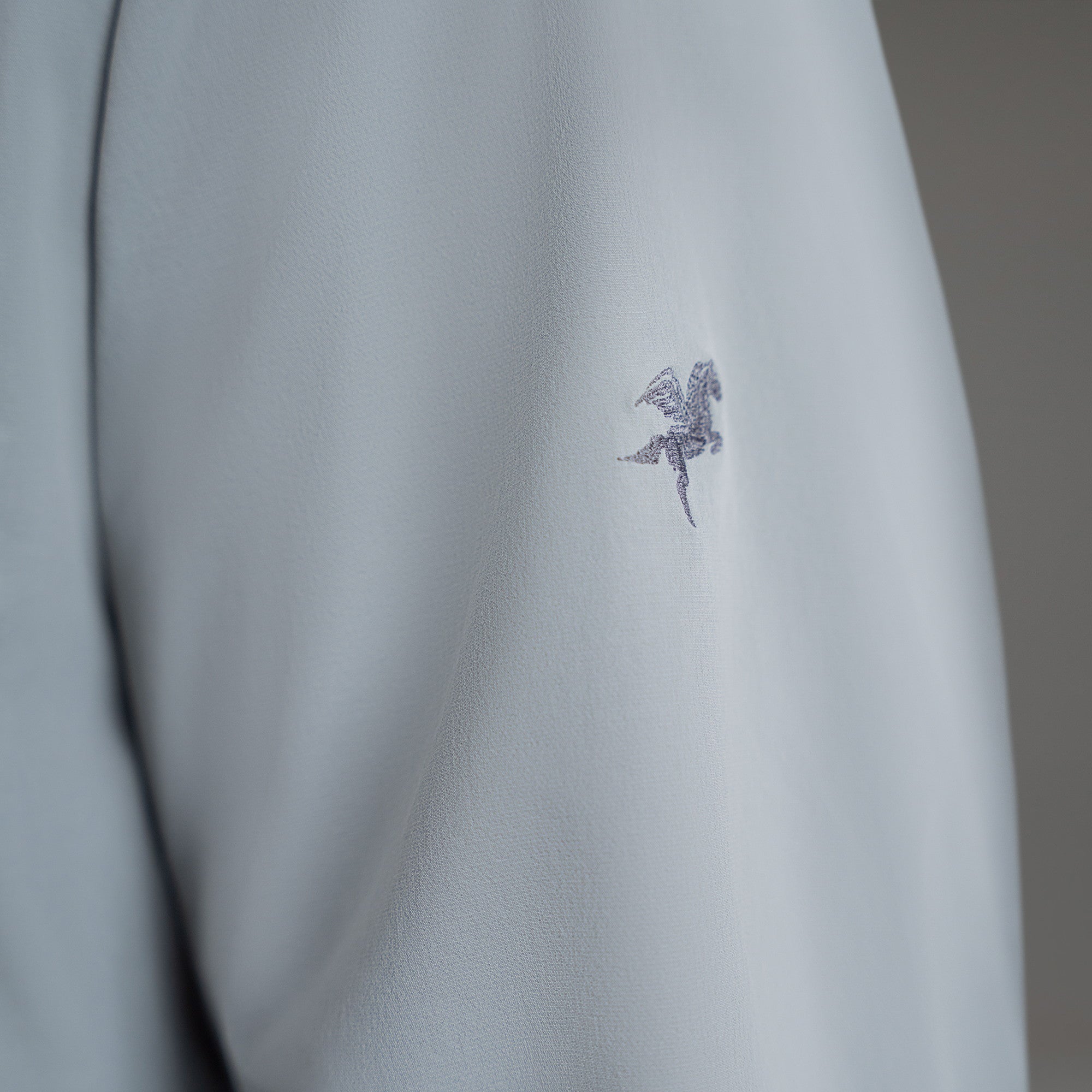 men's custom zip up jacket model Tyler in Light Gray