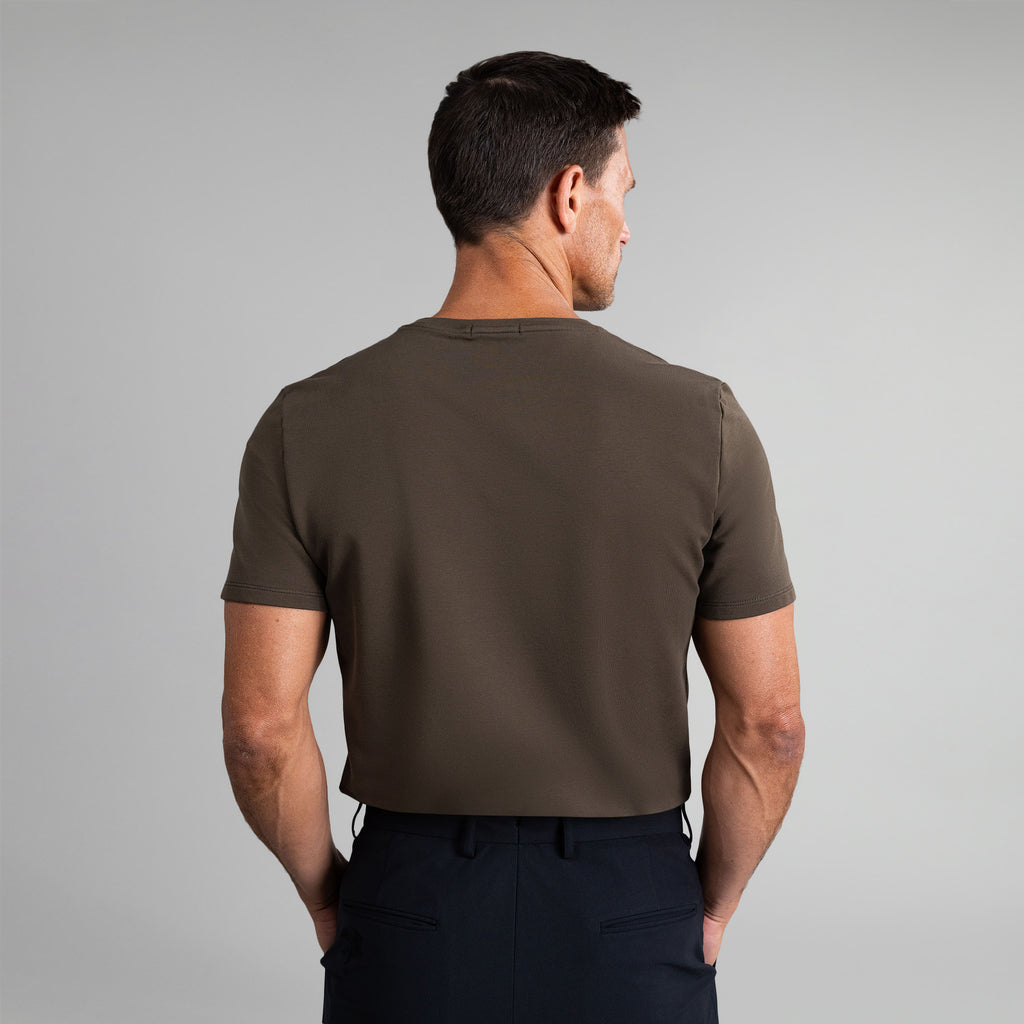 Tags:(6'0" - 180 lbs|Large) custom t-shirt tee model Tyler in Umber