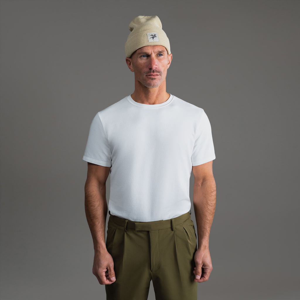 Sene hat model Tyler in Oatmeal