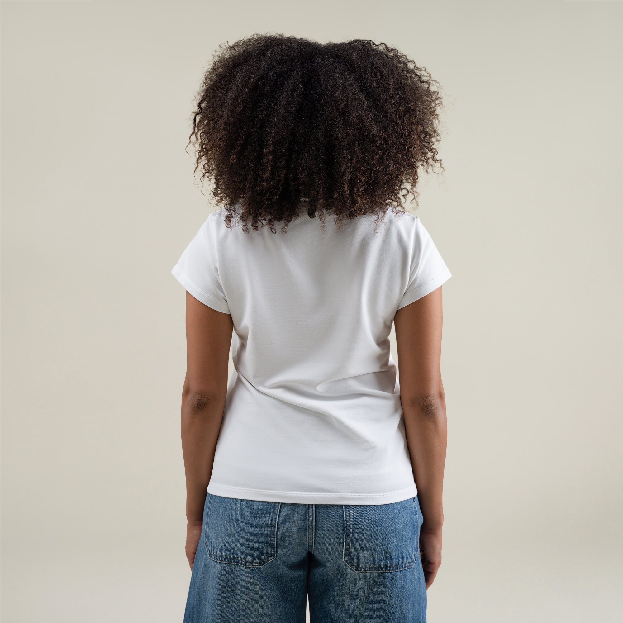 Tags:(Large) Custom t-shirt tee model Melissa in White