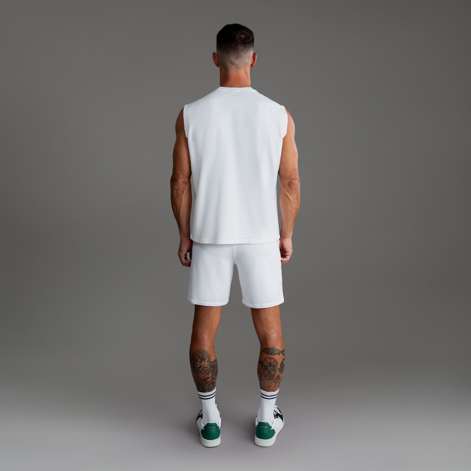 Commissioned Cumulus Tank Top - White