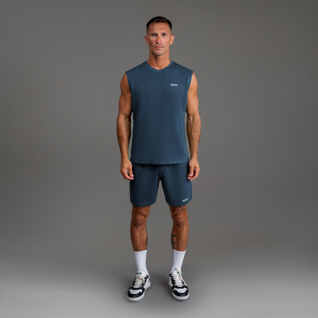 Tags:(6'0"|180 lbs) custom t-shirt tee model Tyler in Deep Sea