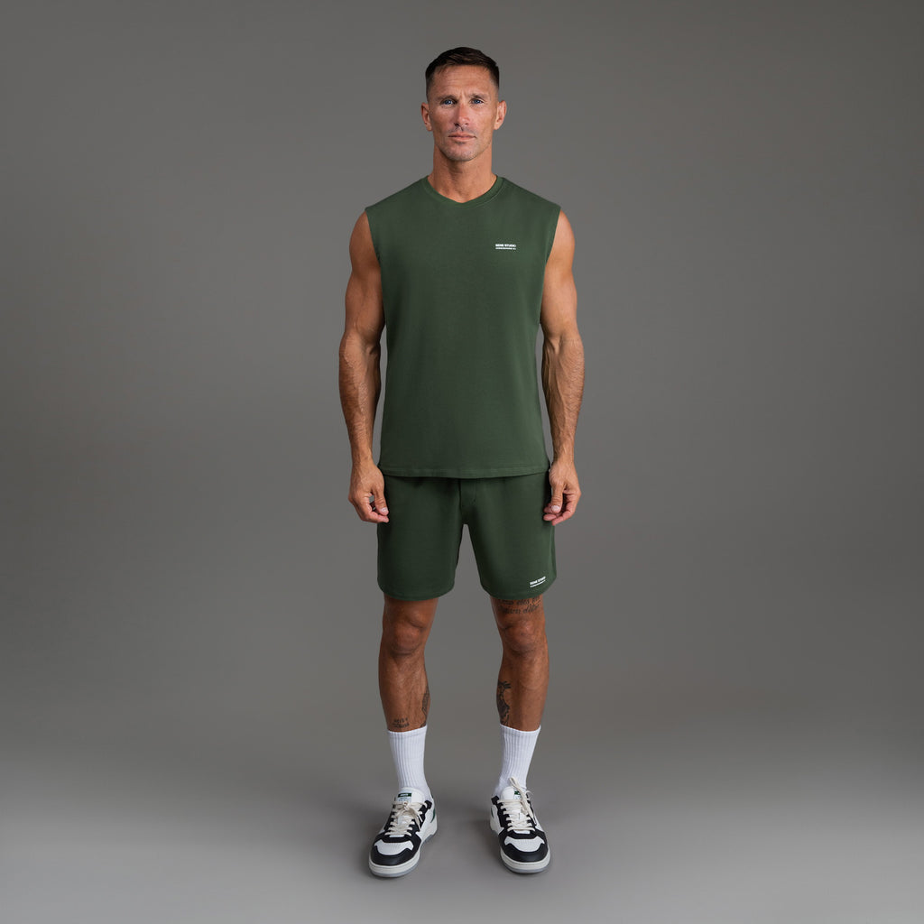 Tags:(6'0"|180 lbs) custom t-shirt tee model Tyler in Moss