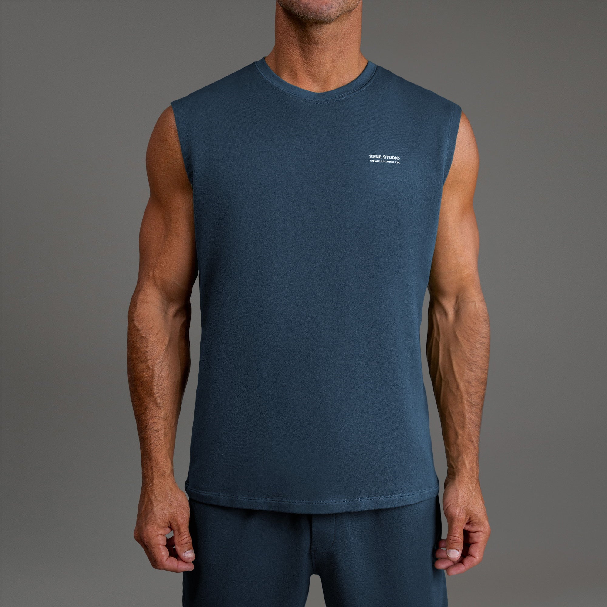 Tags:(6'0"|180 lbs) custom t-shirt tee model Tyler in Deep Sea