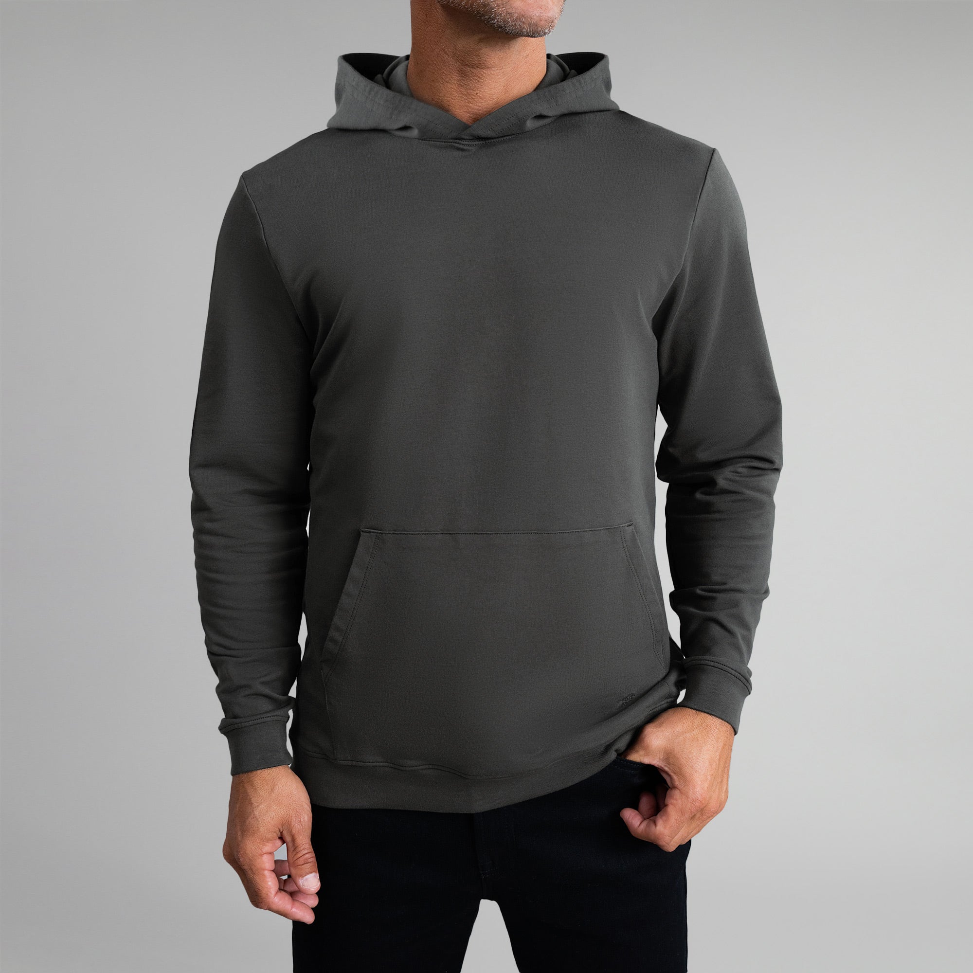 Tags:(6'0" - 180 lbs|Large) custom hoodie model Tyler in Smoke