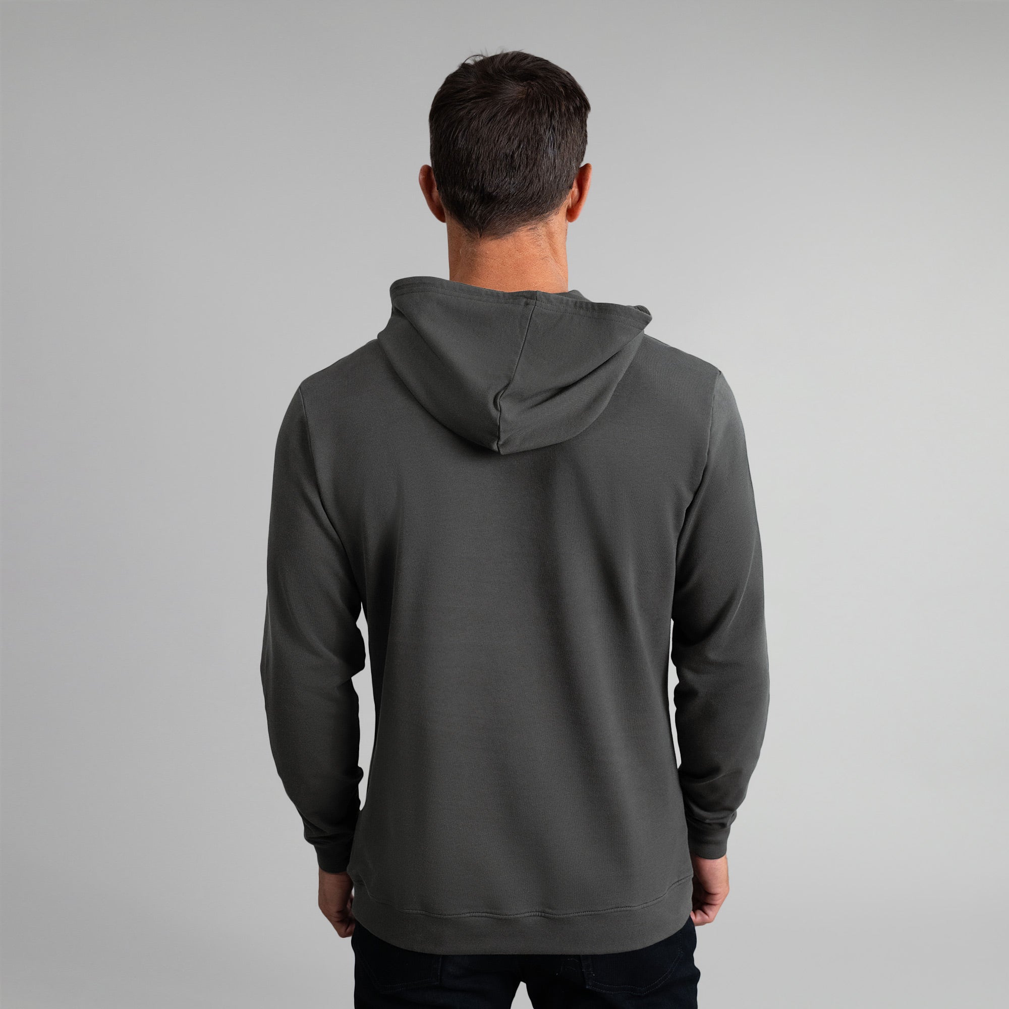 Tags:(6'0" - 180 lbs|Large) custom hoodie model Tyler in Smoke