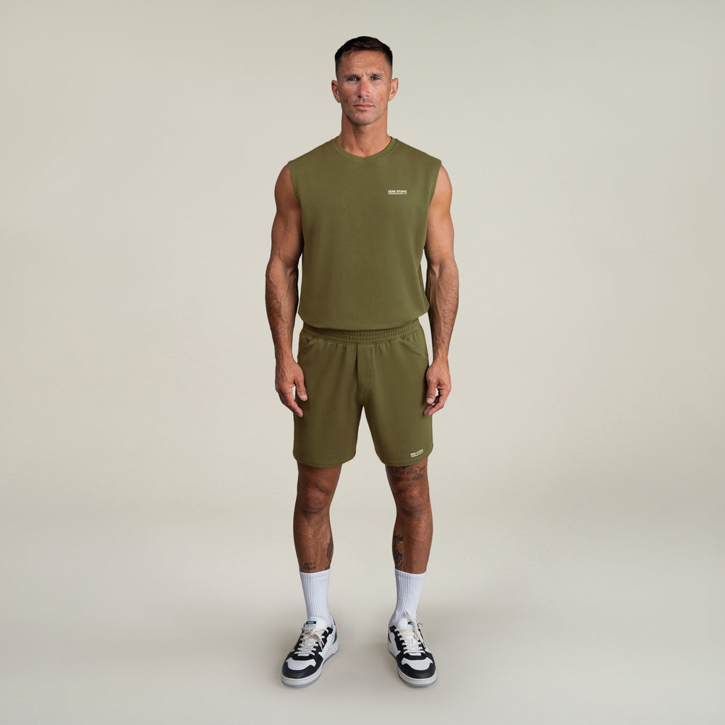 Commissioned Cumulus Shorts model Tyler in Montecito