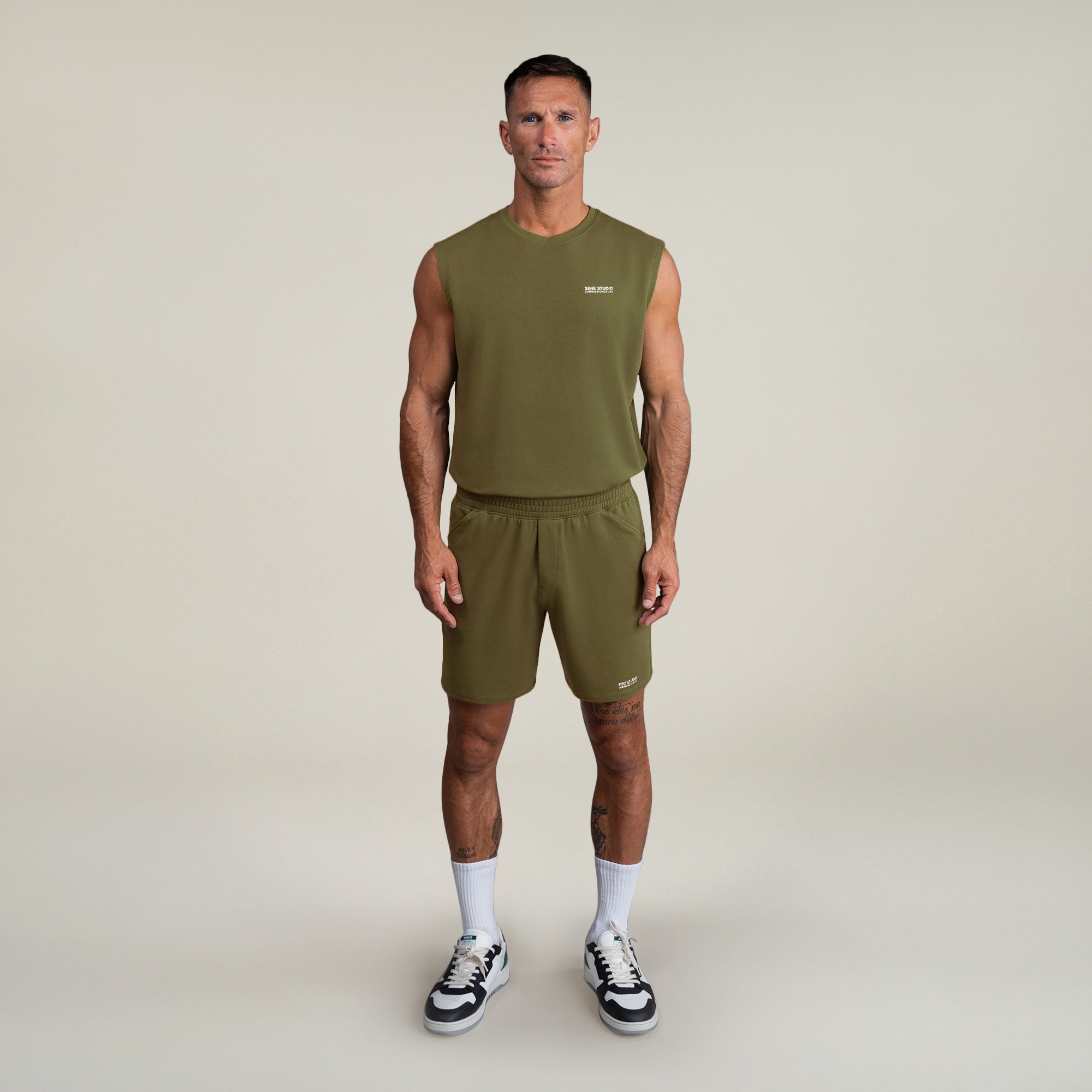 Commissioned Cumulus Shorts model Tyler in Montecito